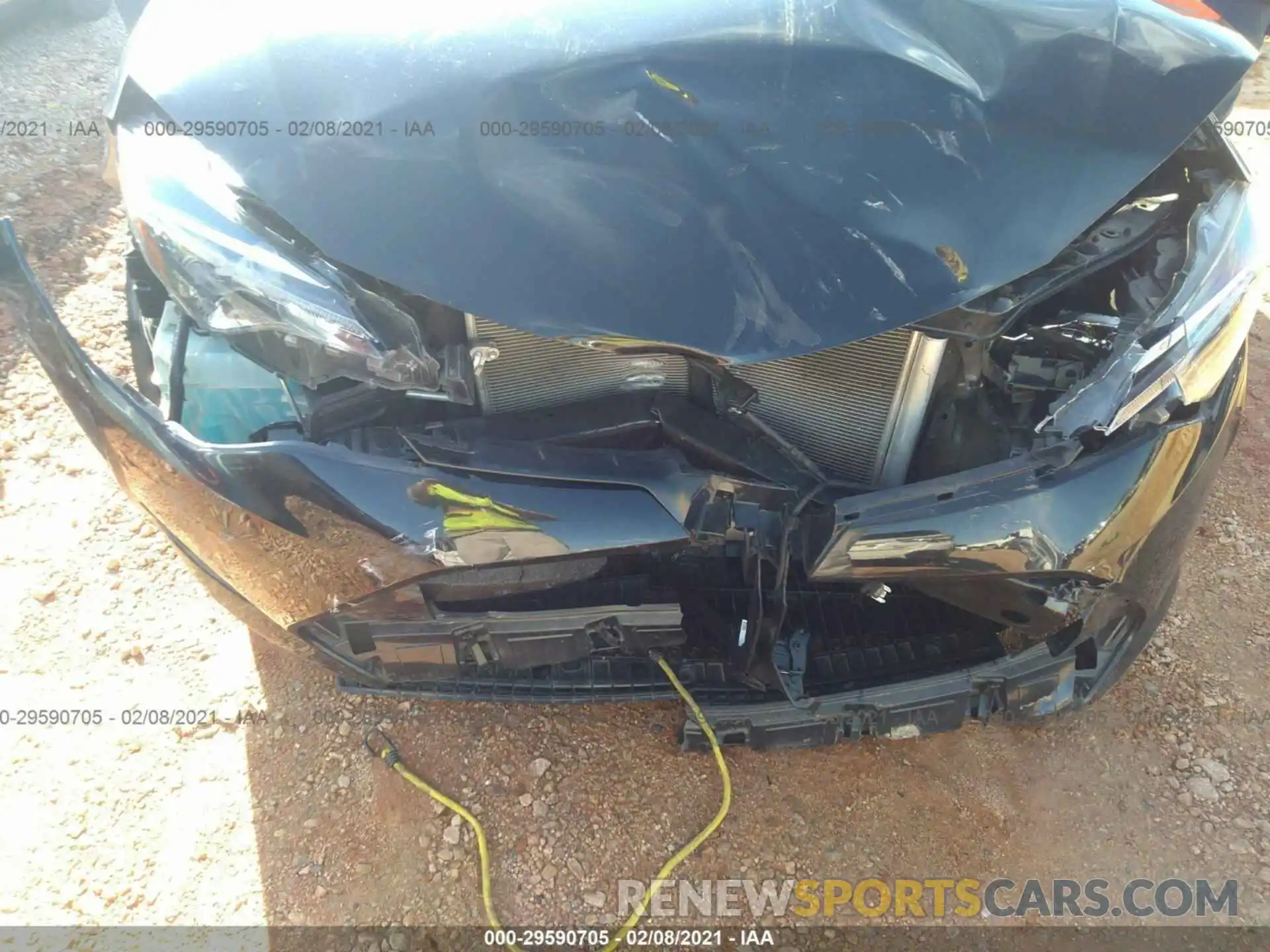 6 Photograph of a damaged car 2T1BURHE2KC204034 TOYOTA COROLLA 2019