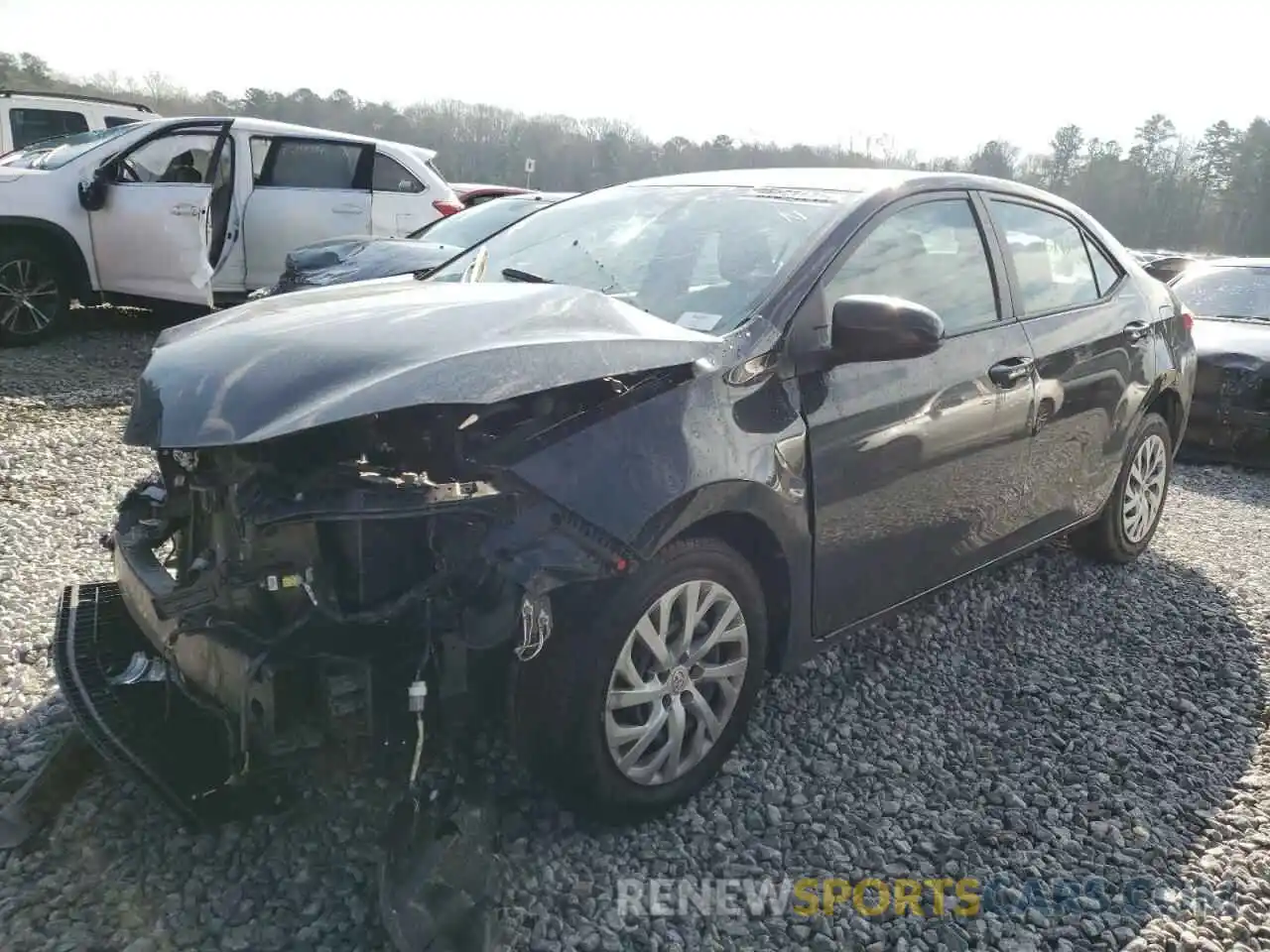 2 Photograph of a damaged car 2T1BURHE2KC204082 TOYOTA COROLLA 2019