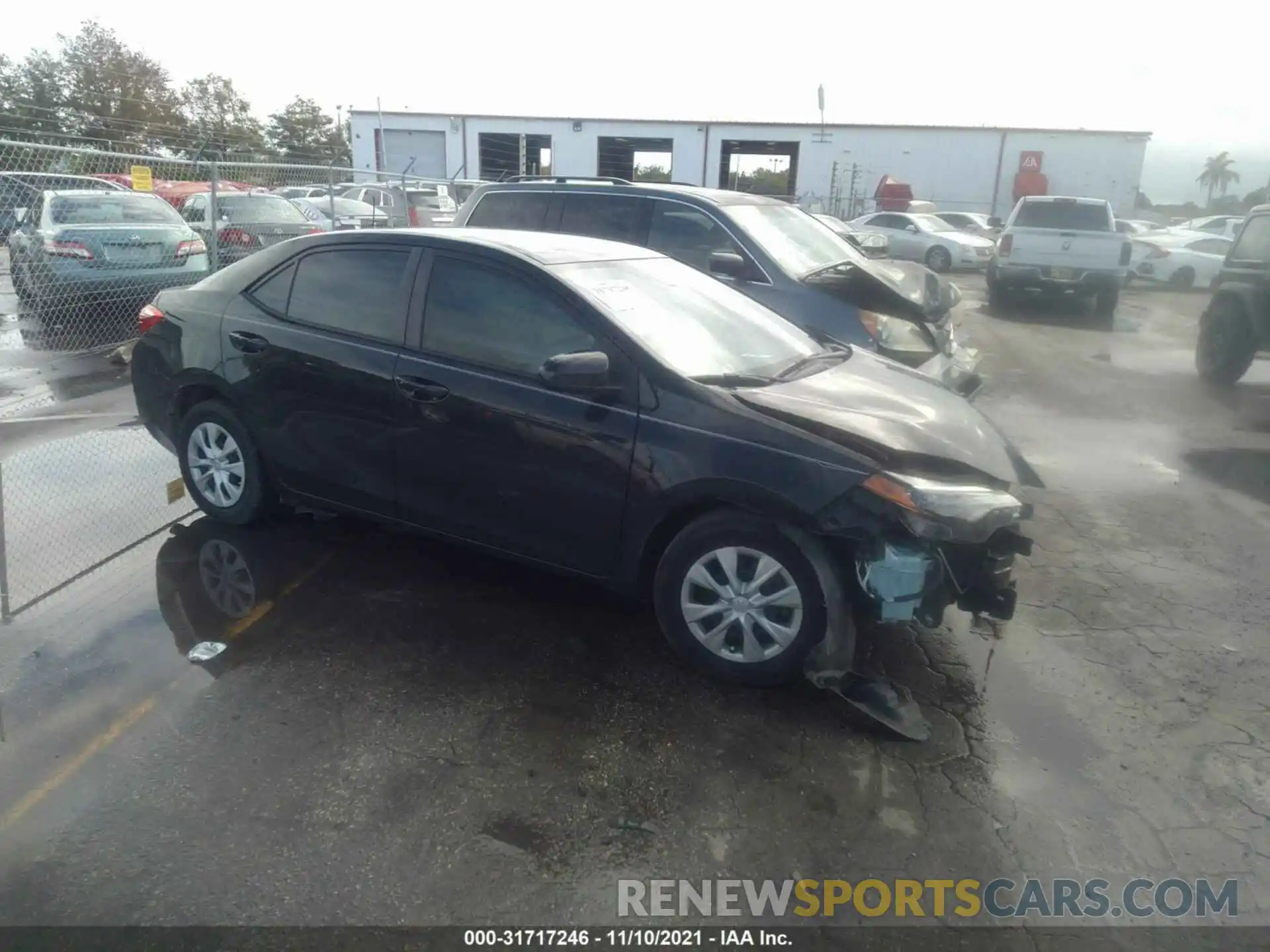 1 Photograph of a damaged car 2T1BURHE2KC204163 TOYOTA COROLLA 2019