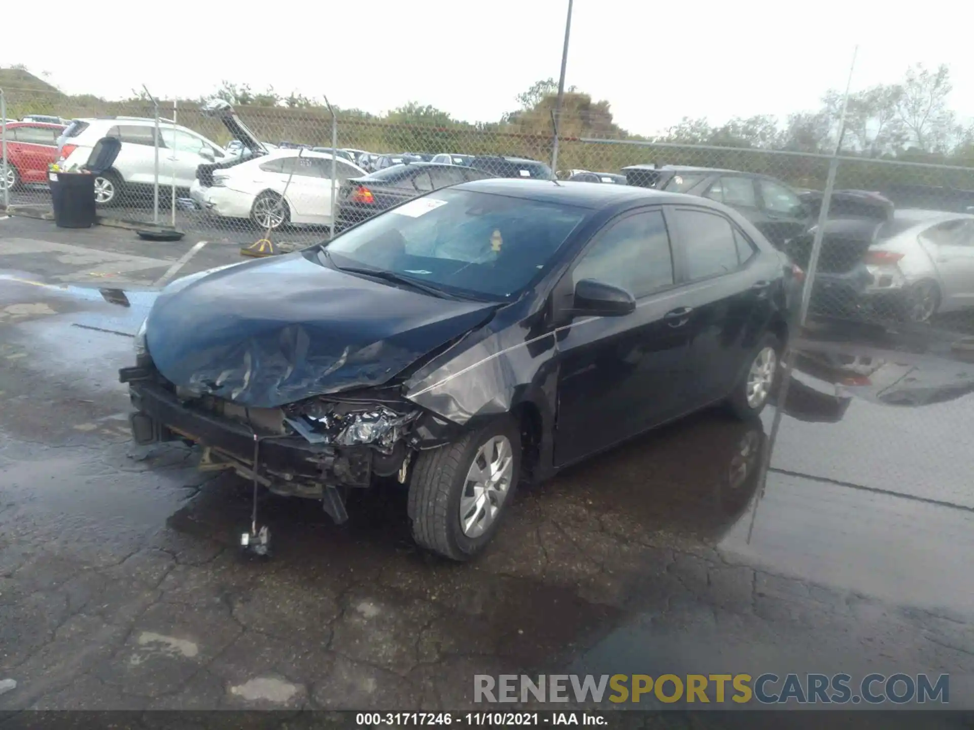 2 Photograph of a damaged car 2T1BURHE2KC204163 TOYOTA COROLLA 2019