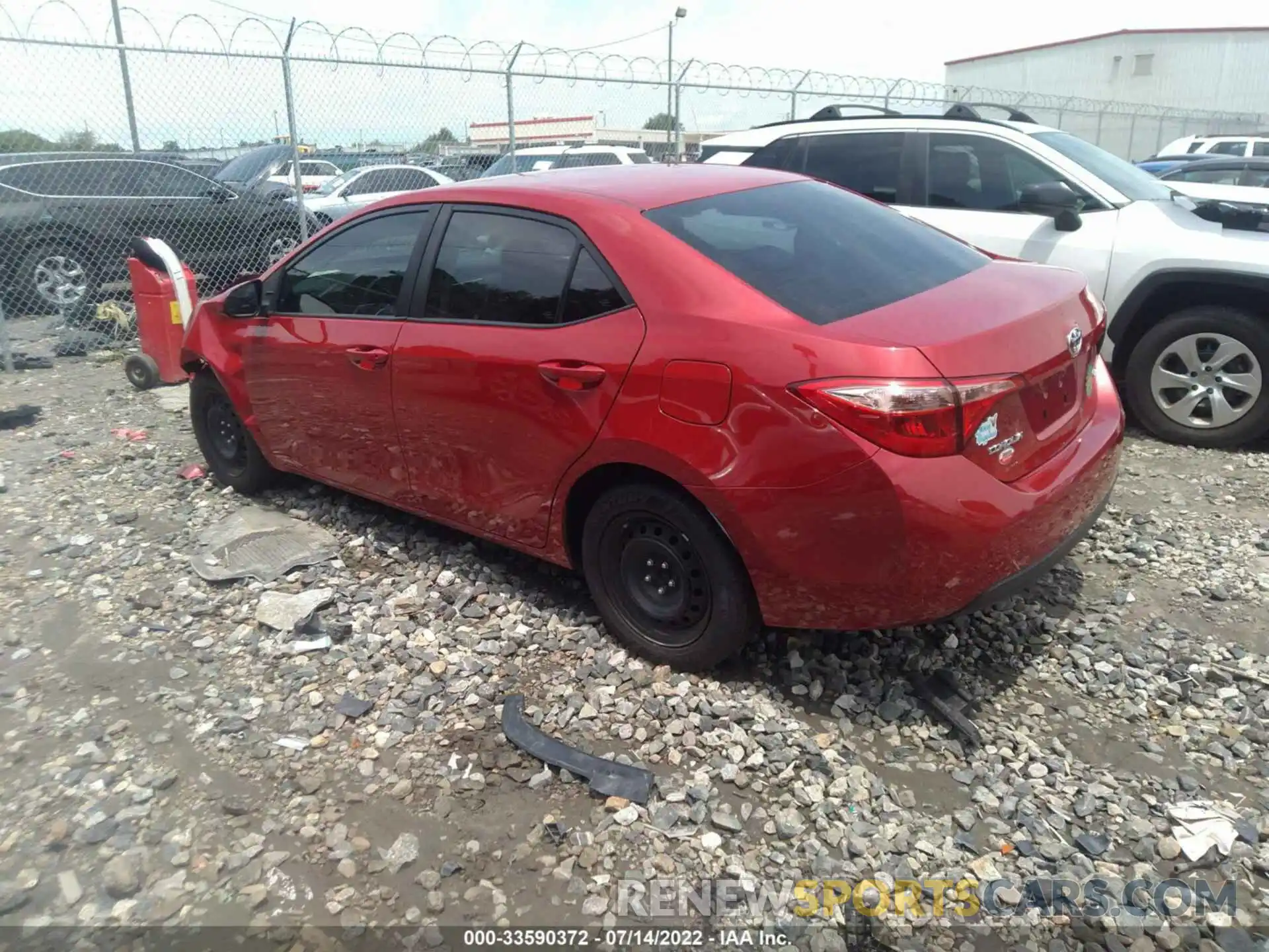 3 Фотография поврежденного автомобиля 2T1BURHE2KC204325 TOYOTA COROLLA 2019