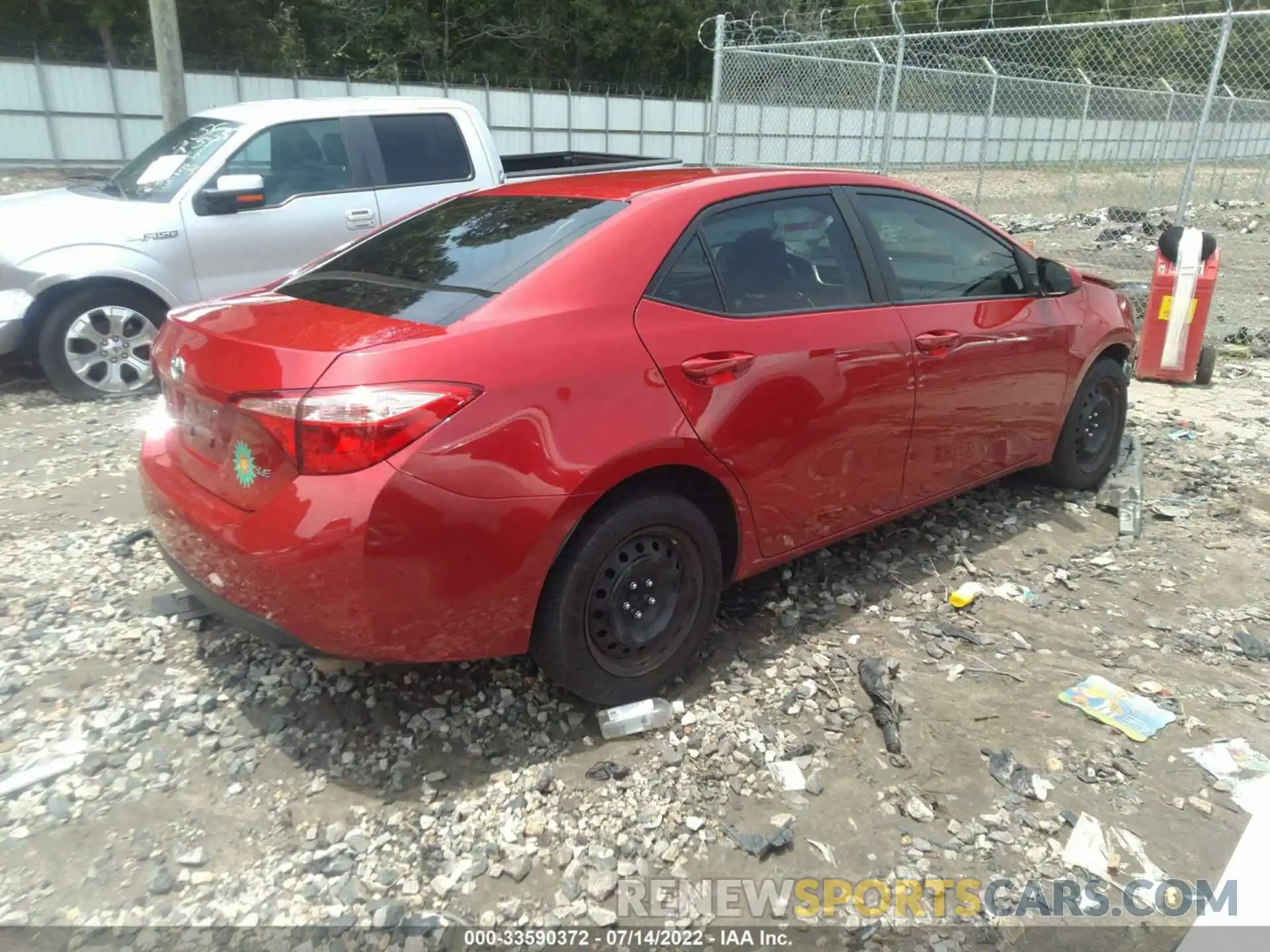 4 Фотография поврежденного автомобиля 2T1BURHE2KC204325 TOYOTA COROLLA 2019