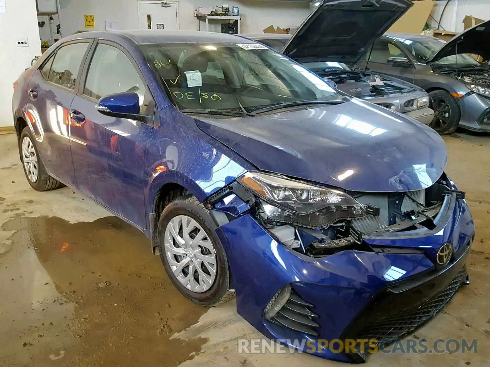 1 Photograph of a damaged car 2T1BURHE2KC204695 TOYOTA COROLLA 2019