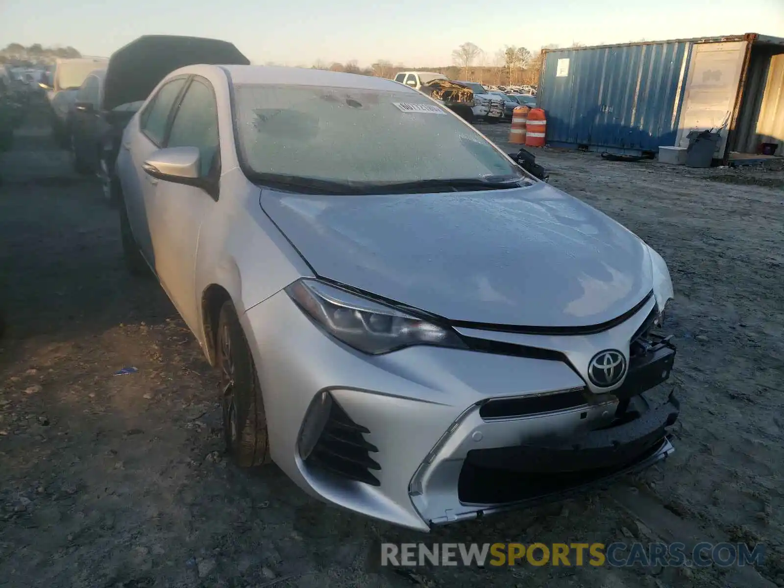 1 Photograph of a damaged car 2T1BURHE2KC205488 TOYOTA COROLLA 2019