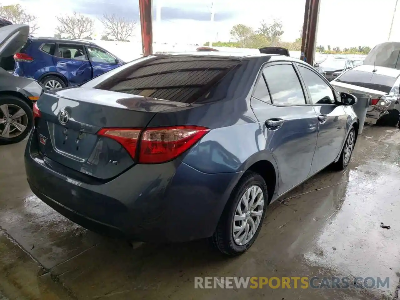 4 Photograph of a damaged car 2T1BURHE2KC205622 TOYOTA COROLLA 2019