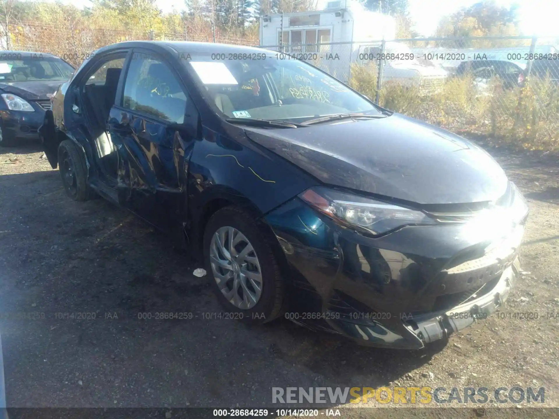 1 Photograph of a damaged car 2T1BURHE2KC206060 TOYOTA COROLLA 2019