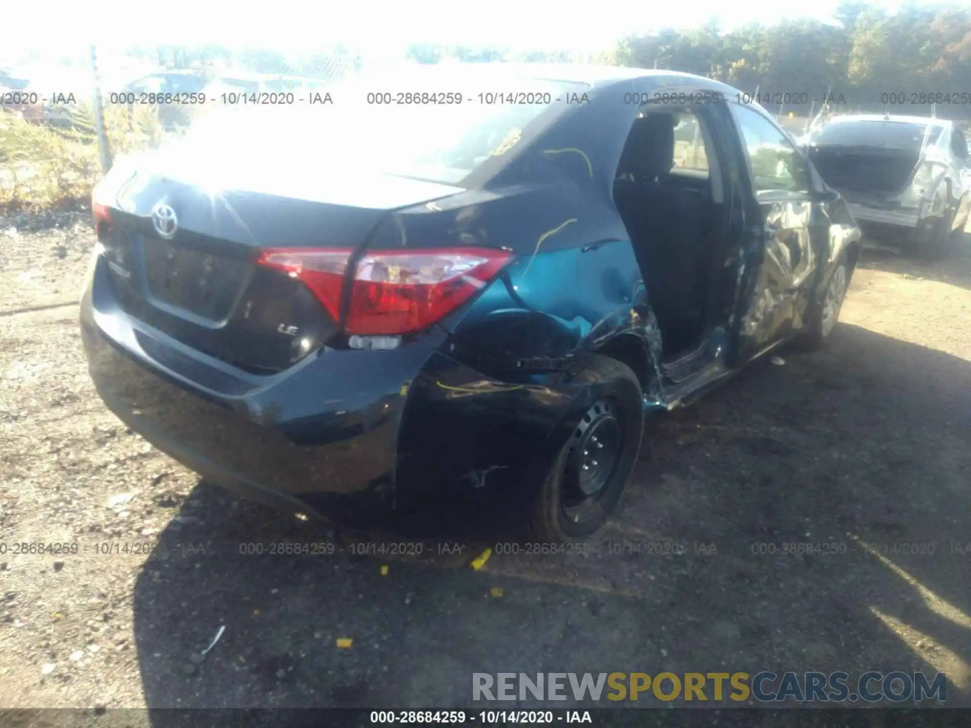 4 Photograph of a damaged car 2T1BURHE2KC206060 TOYOTA COROLLA 2019