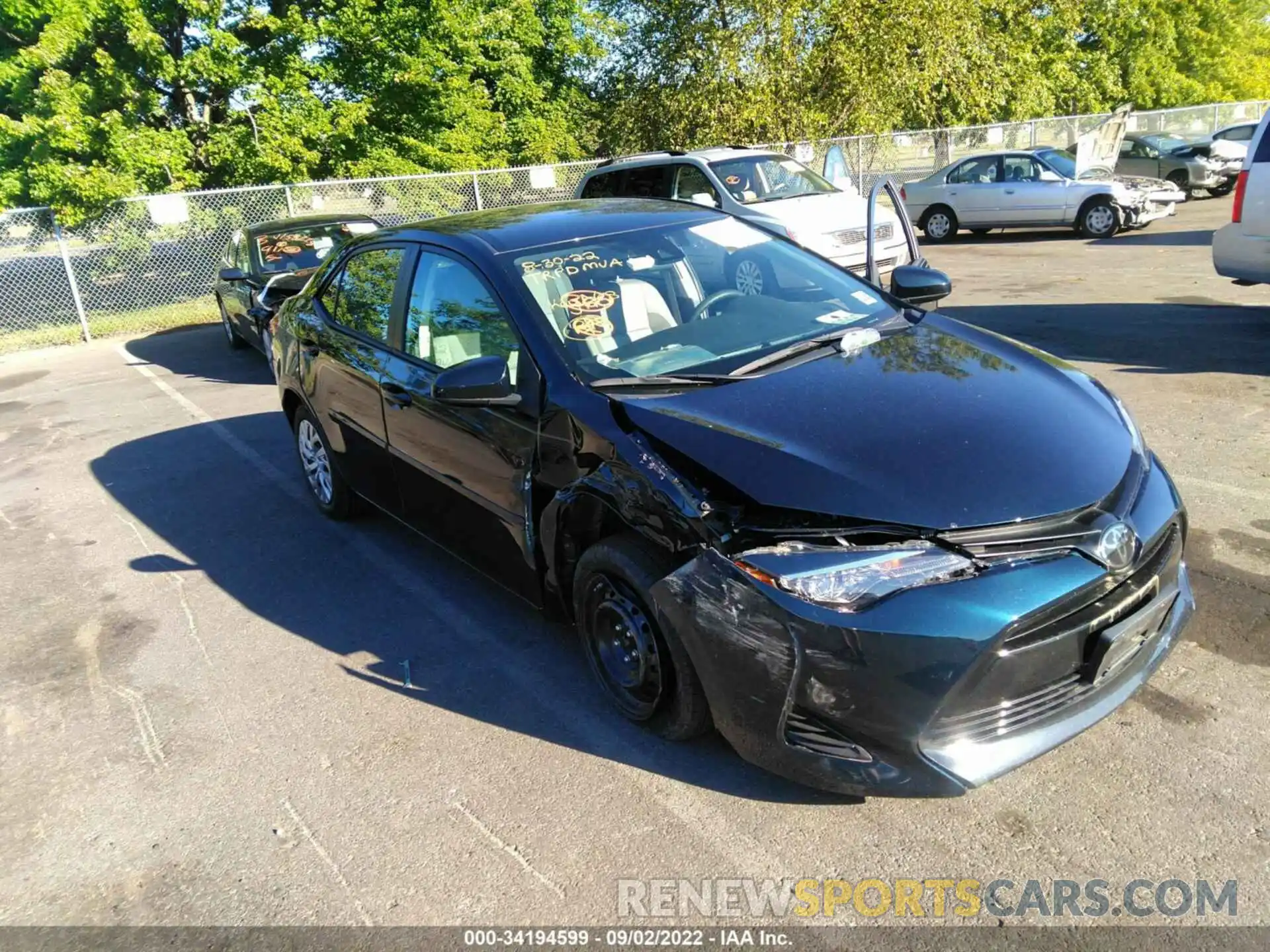 6 Photograph of a damaged car 2T1BURHE2KC206138 TOYOTA COROLLA 2019