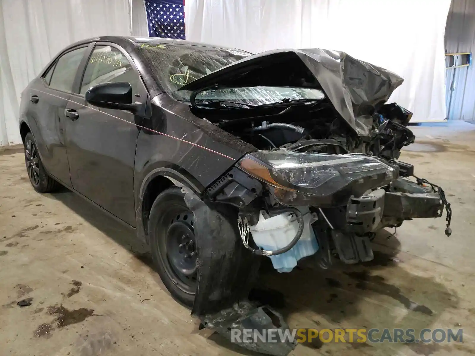 1 Photograph of a damaged car 2T1BURHE2KC206236 TOYOTA COROLLA 2019