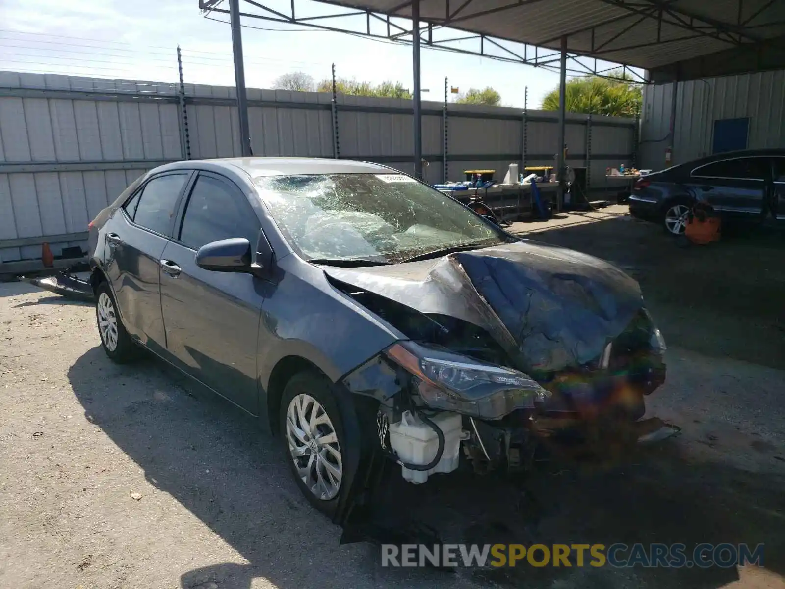 1 Photograph of a damaged car 2T1BURHE2KC206334 TOYOTA COROLLA 2019