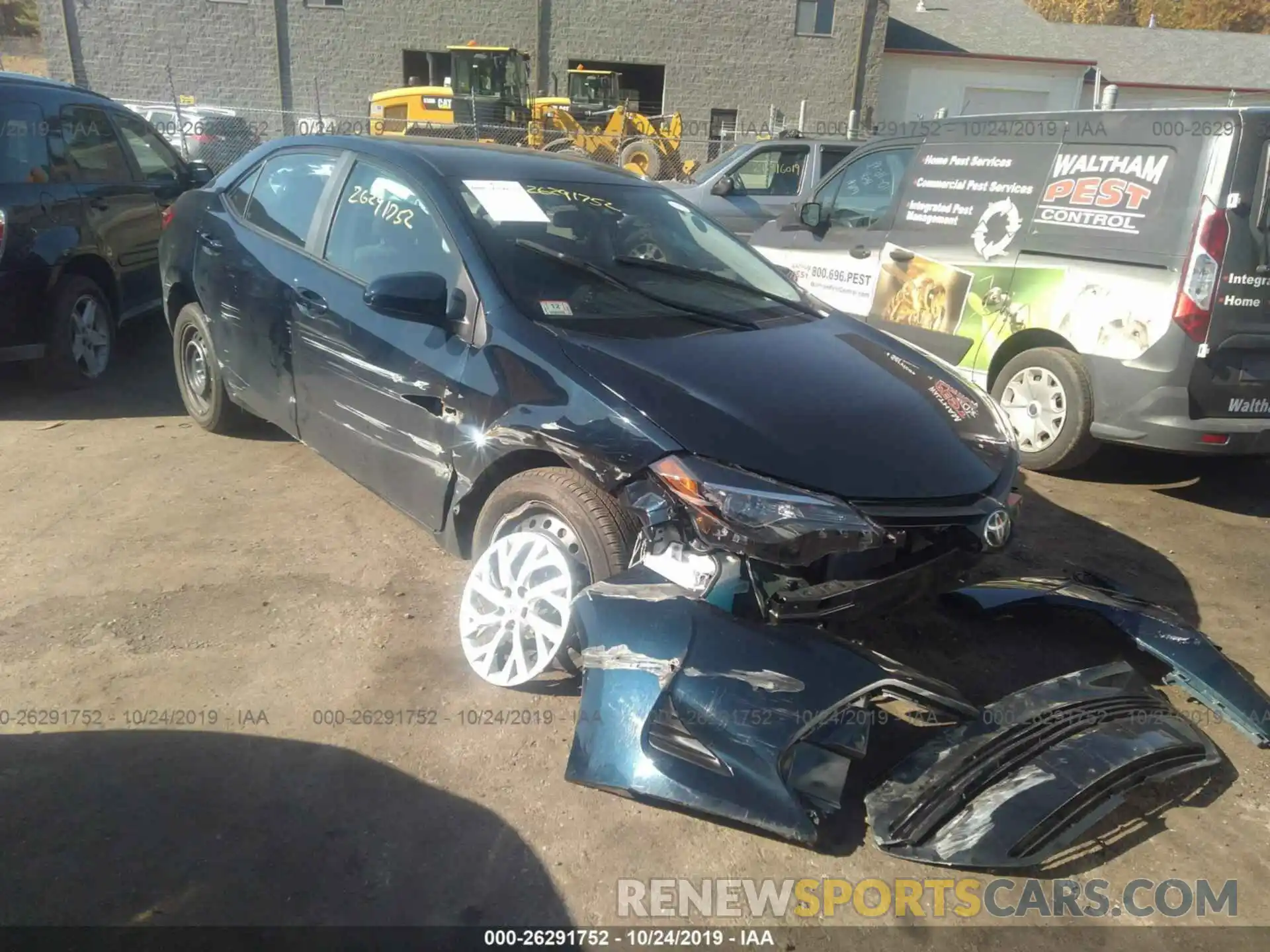 1 Photograph of a damaged car 2T1BURHE2KC206737 TOYOTA COROLLA 2019