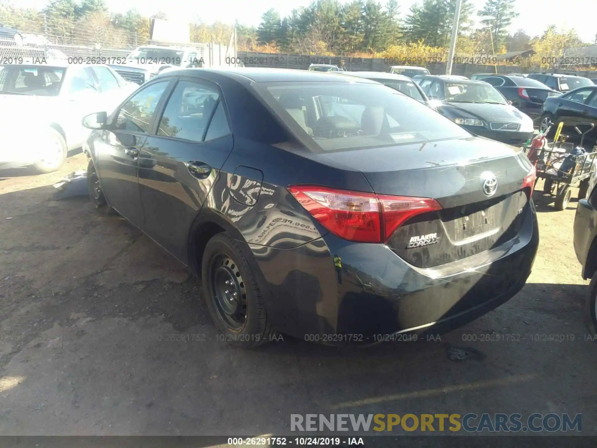 3 Photograph of a damaged car 2T1BURHE2KC206737 TOYOTA COROLLA 2019