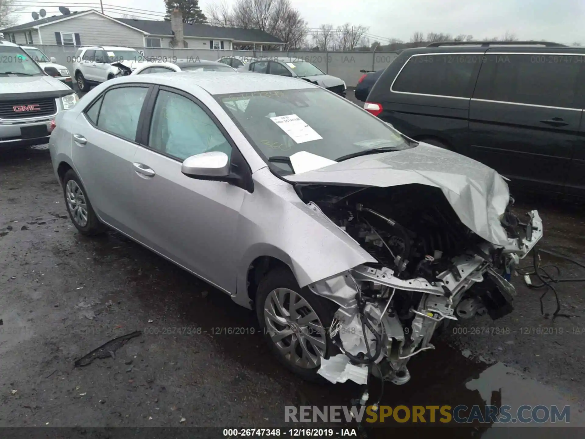 1 Photograph of a damaged car 2T1BURHE2KC206754 TOYOTA COROLLA 2019