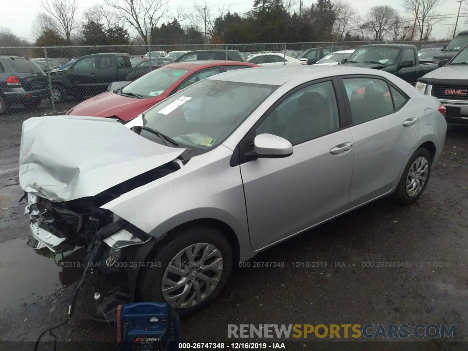 2 Photograph of a damaged car 2T1BURHE2KC206754 TOYOTA COROLLA 2019