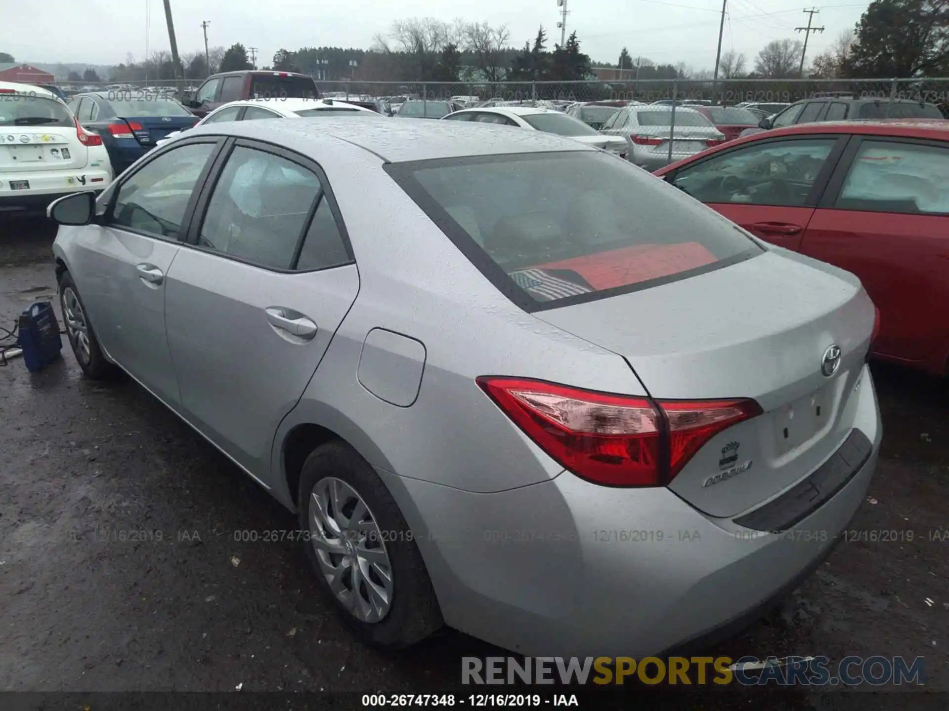 3 Photograph of a damaged car 2T1BURHE2KC206754 TOYOTA COROLLA 2019