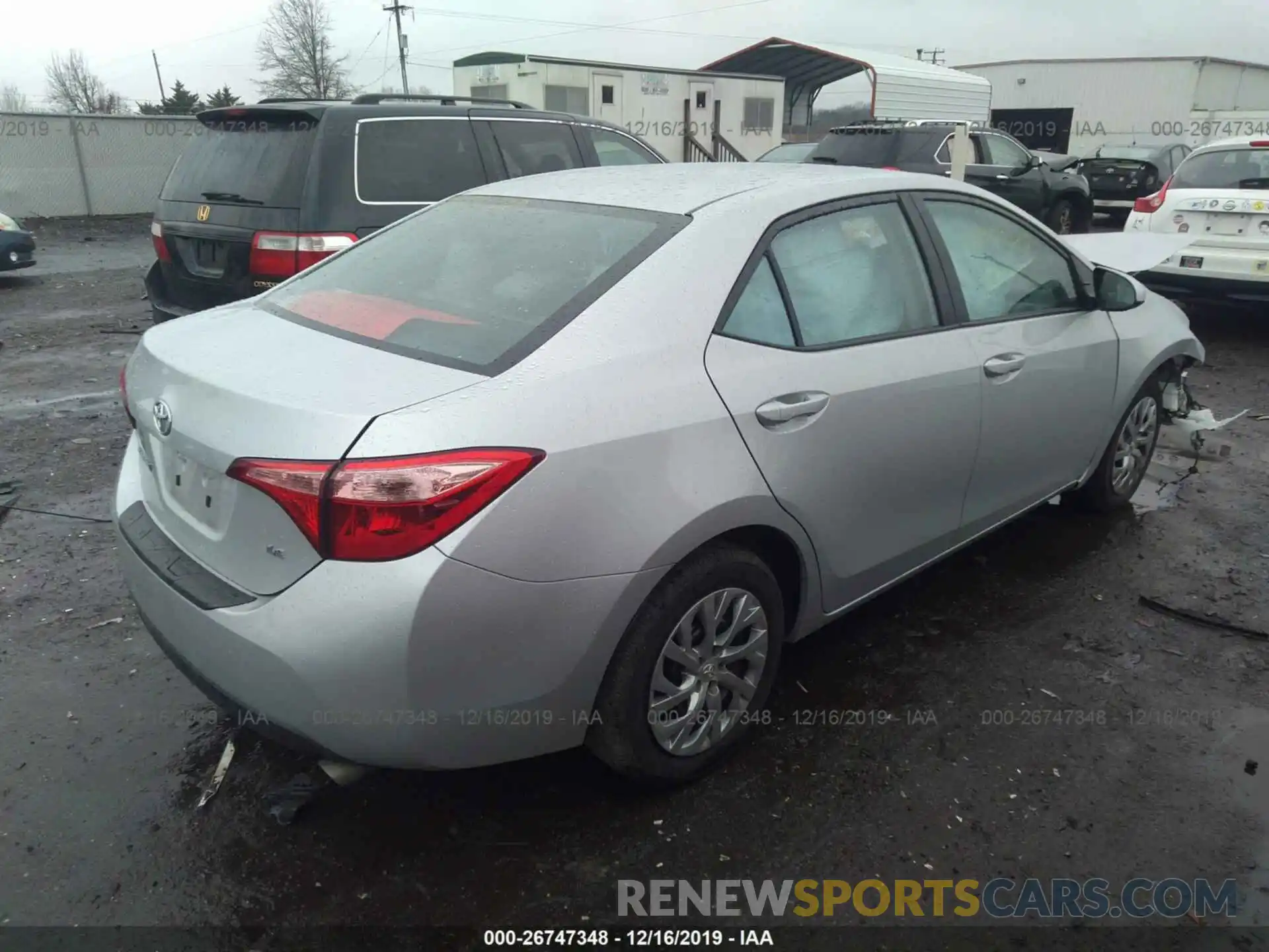 4 Photograph of a damaged car 2T1BURHE2KC206754 TOYOTA COROLLA 2019