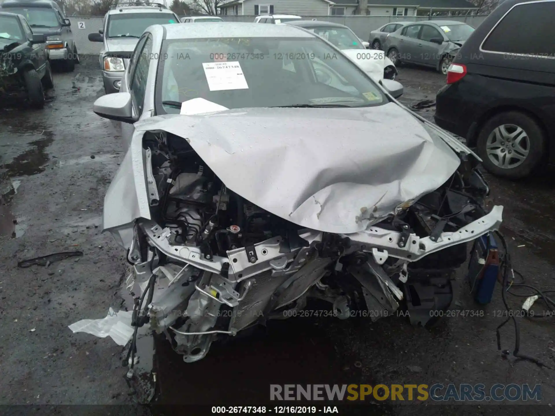 6 Photograph of a damaged car 2T1BURHE2KC206754 TOYOTA COROLLA 2019