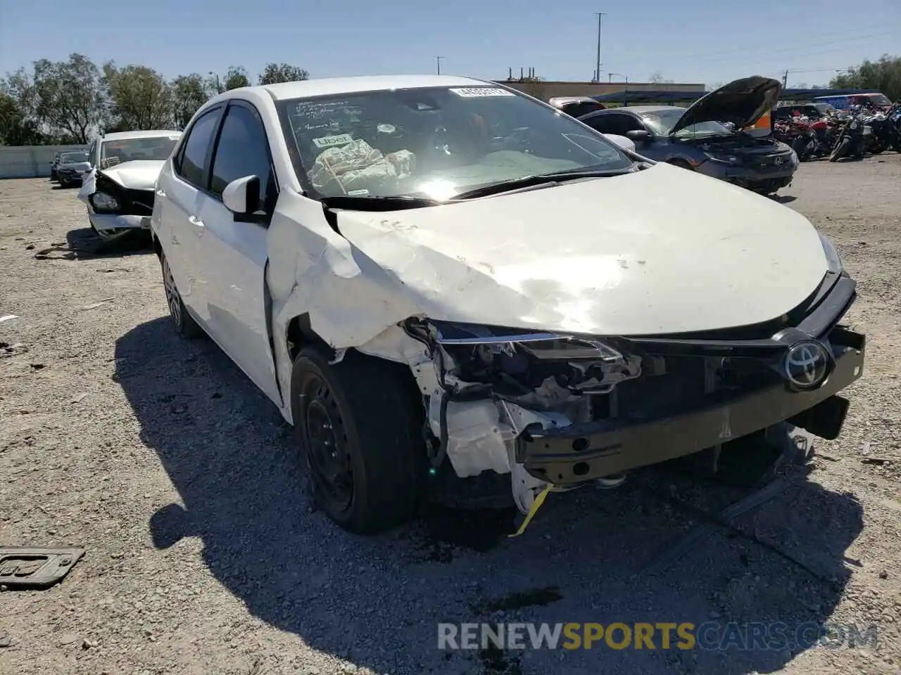 1 Photograph of a damaged car 2T1BURHE2KC207273 TOYOTA COROLLA 2019