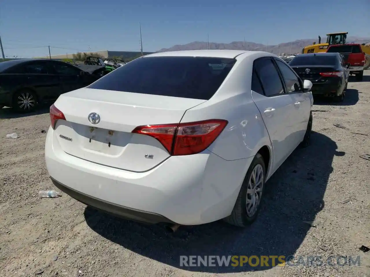 4 Photograph of a damaged car 2T1BURHE2KC207273 TOYOTA COROLLA 2019