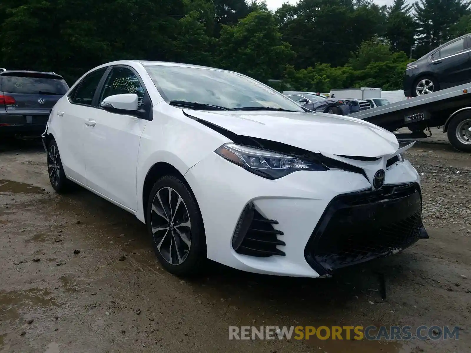 1 Photograph of a damaged car 2T1BURHE2KC207483 TOYOTA COROLLA 2019