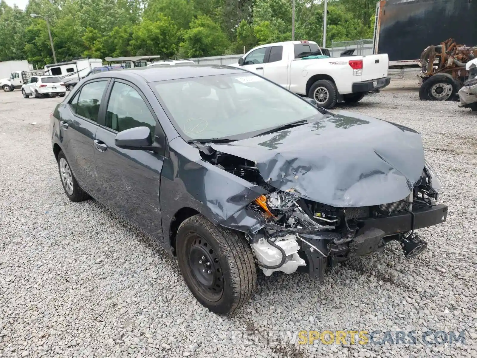 1 Photograph of a damaged car 2T1BURHE2KC207497 TOYOTA COROLLA 2019