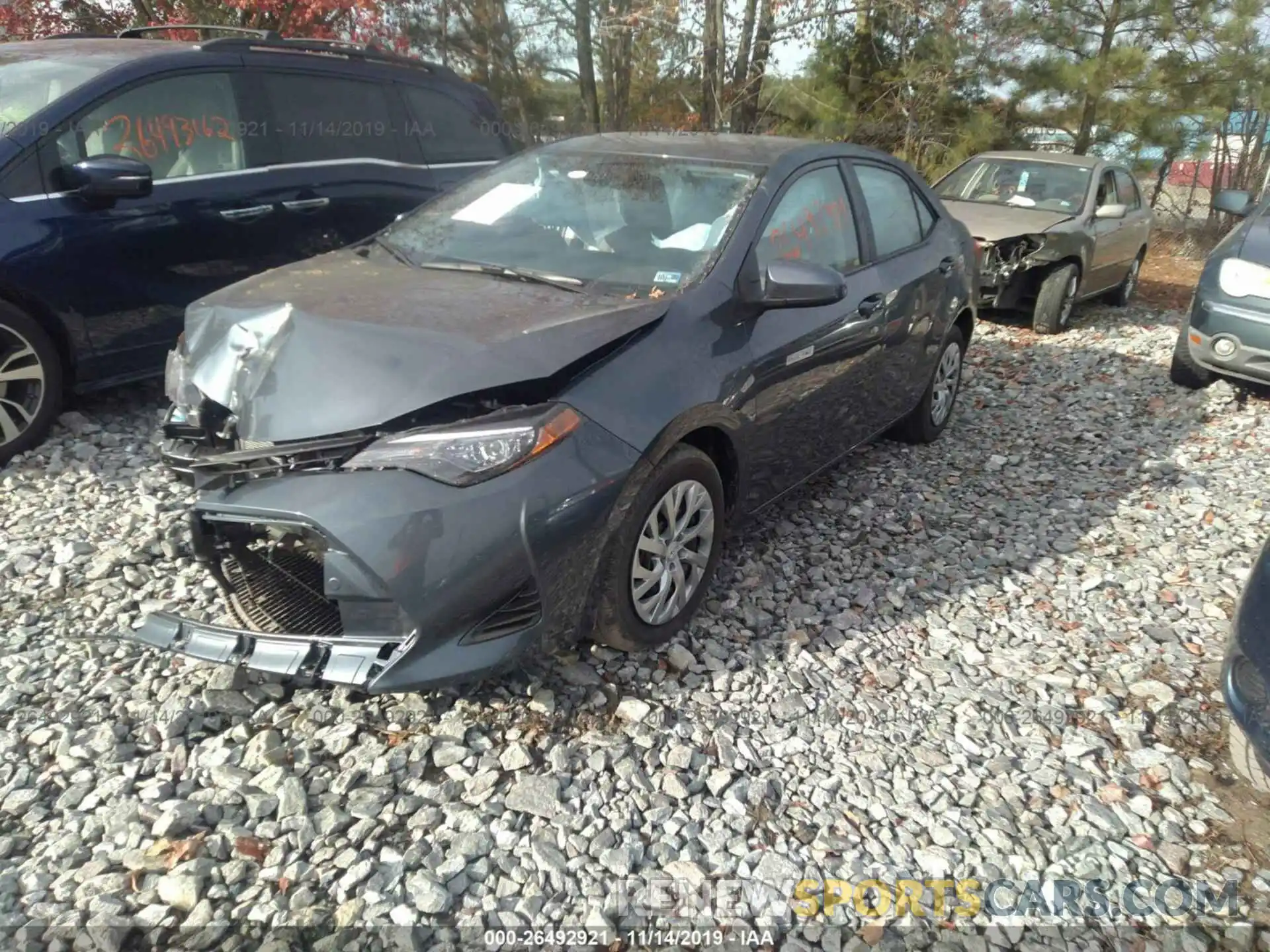 2 Photograph of a damaged car 2T1BURHE2KC207712 TOYOTA COROLLA 2019