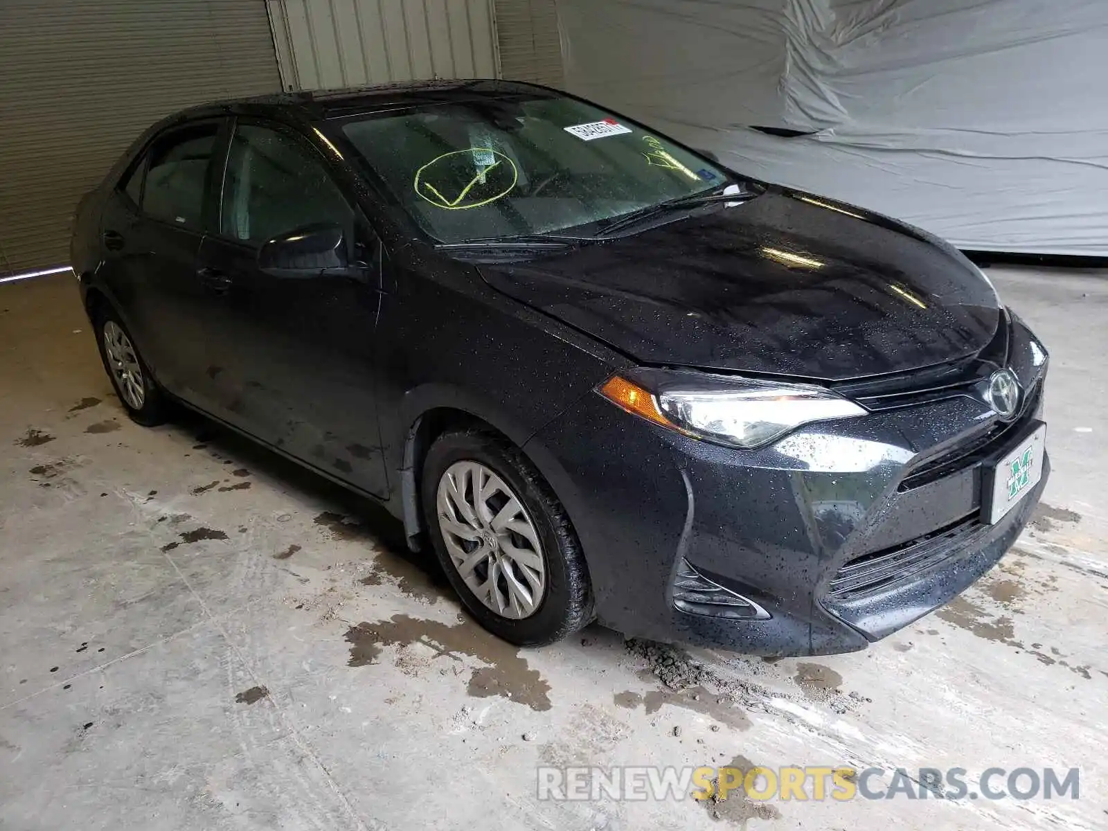 1 Photograph of a damaged car 2T1BURHE2KC207726 TOYOTA COROLLA 2019