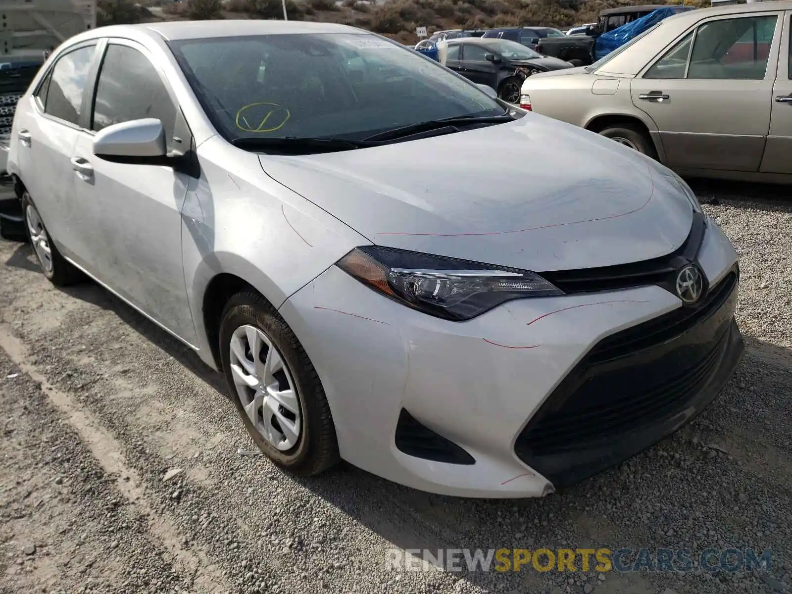 1 Photograph of a damaged car 2T1BURHE2KC207855 TOYOTA COROLLA 2019