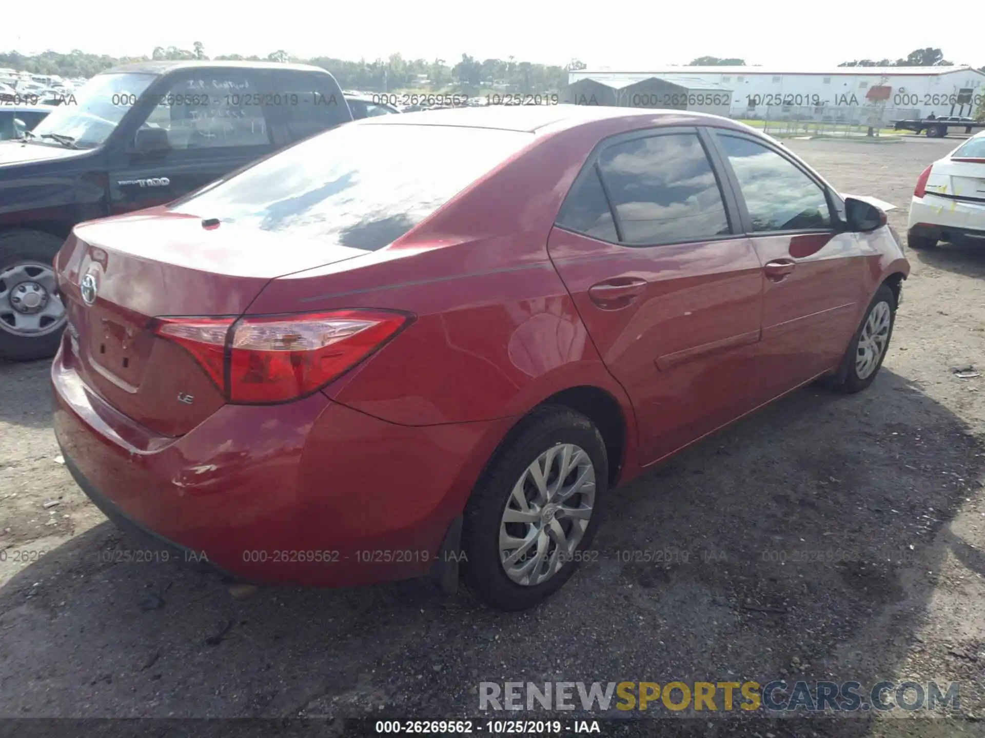 4 Photograph of a damaged car 2T1BURHE2KC207919 TOYOTA COROLLA 2019