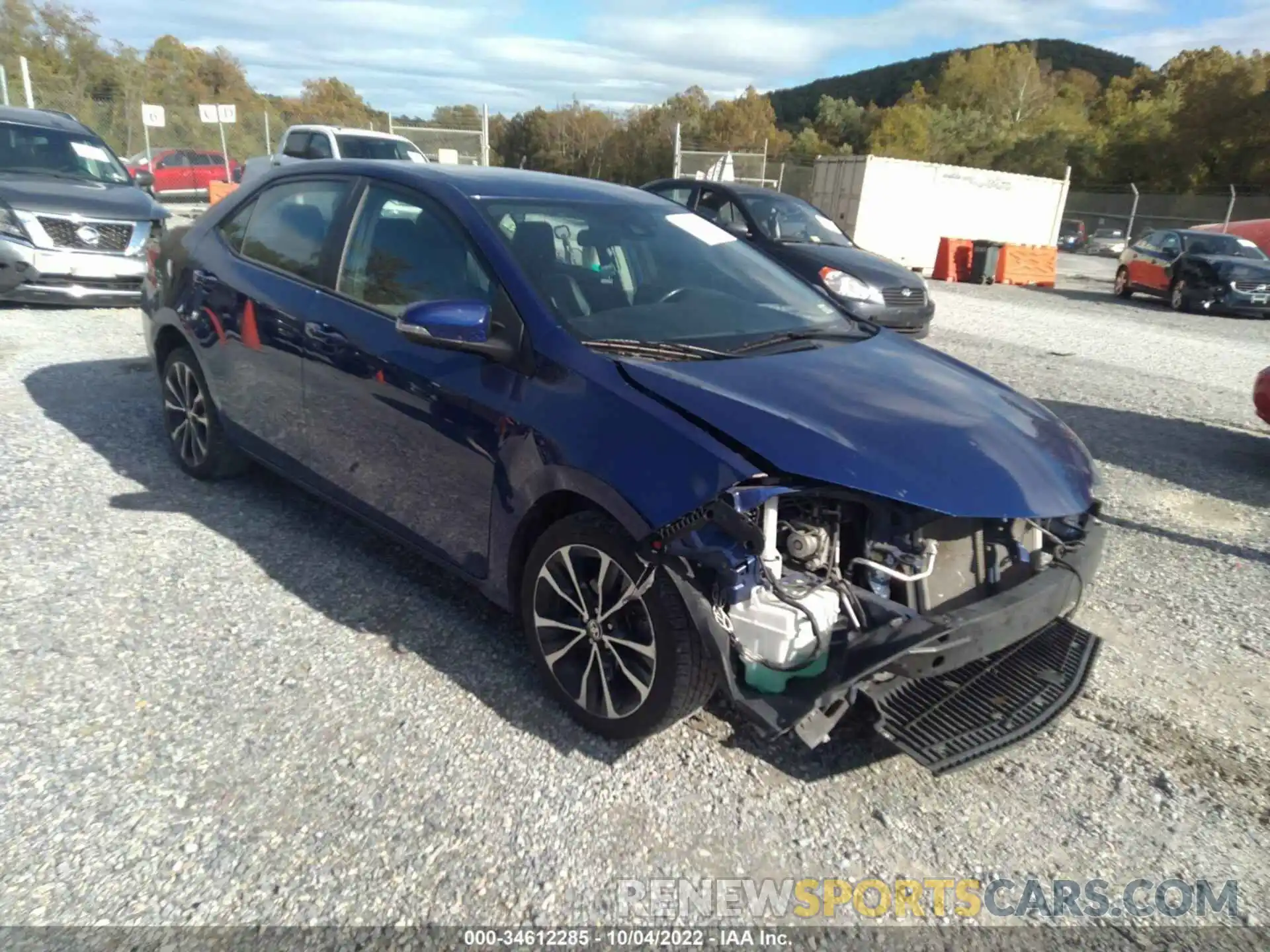 1 Photograph of a damaged car 2T1BURHE2KC208200 TOYOTA COROLLA 2019