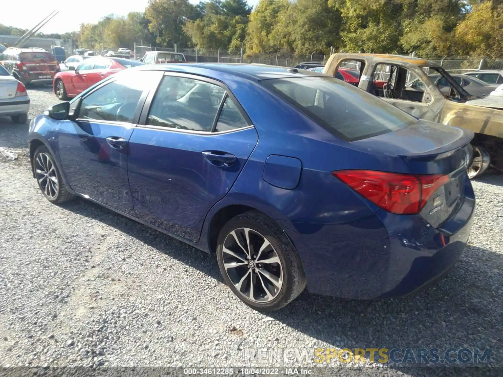 3 Photograph of a damaged car 2T1BURHE2KC208200 TOYOTA COROLLA 2019