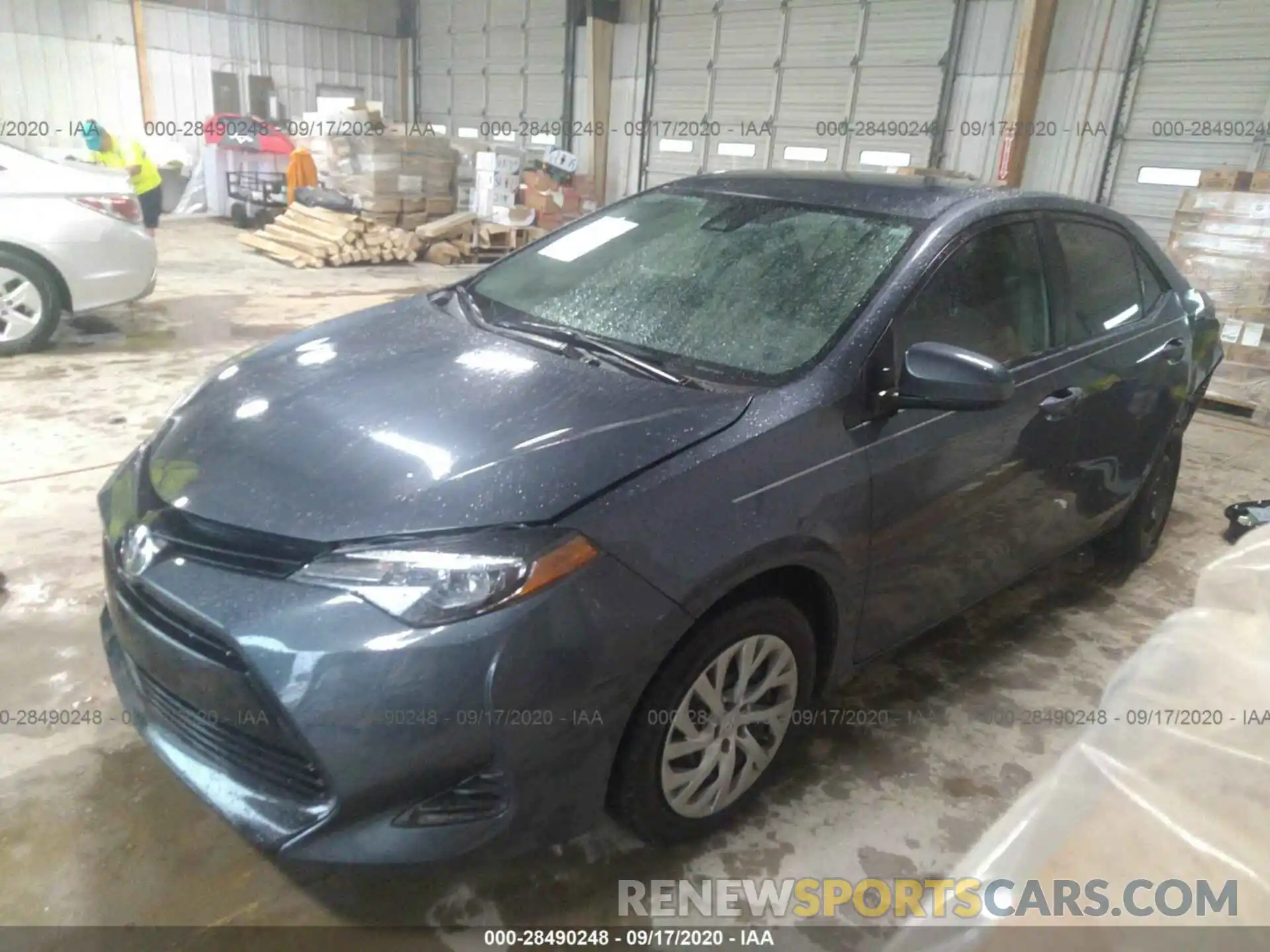 2 Photograph of a damaged car 2T1BURHE2KC208519 TOYOTA COROLLA 2019