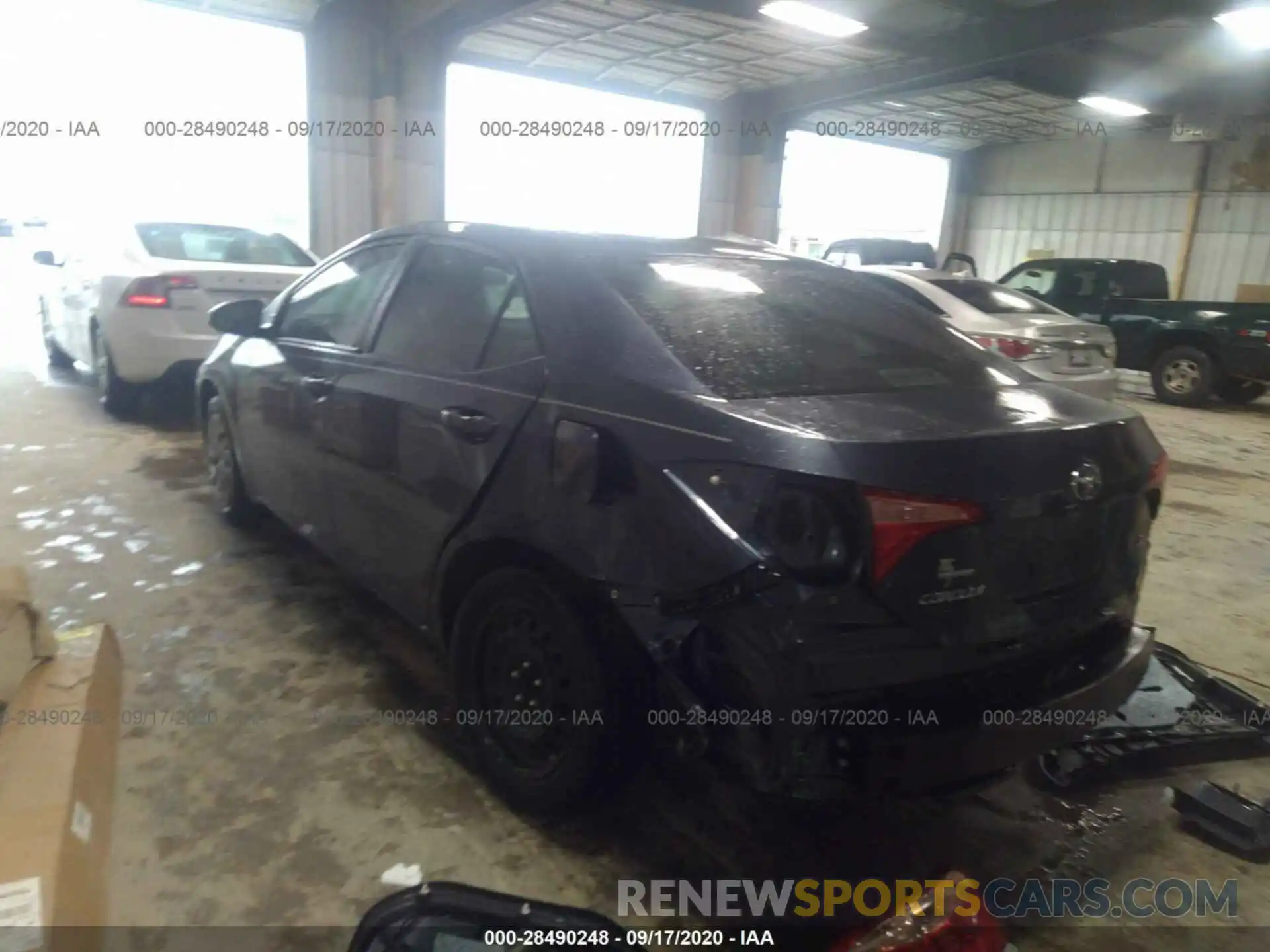 3 Photograph of a damaged car 2T1BURHE2KC208519 TOYOTA COROLLA 2019