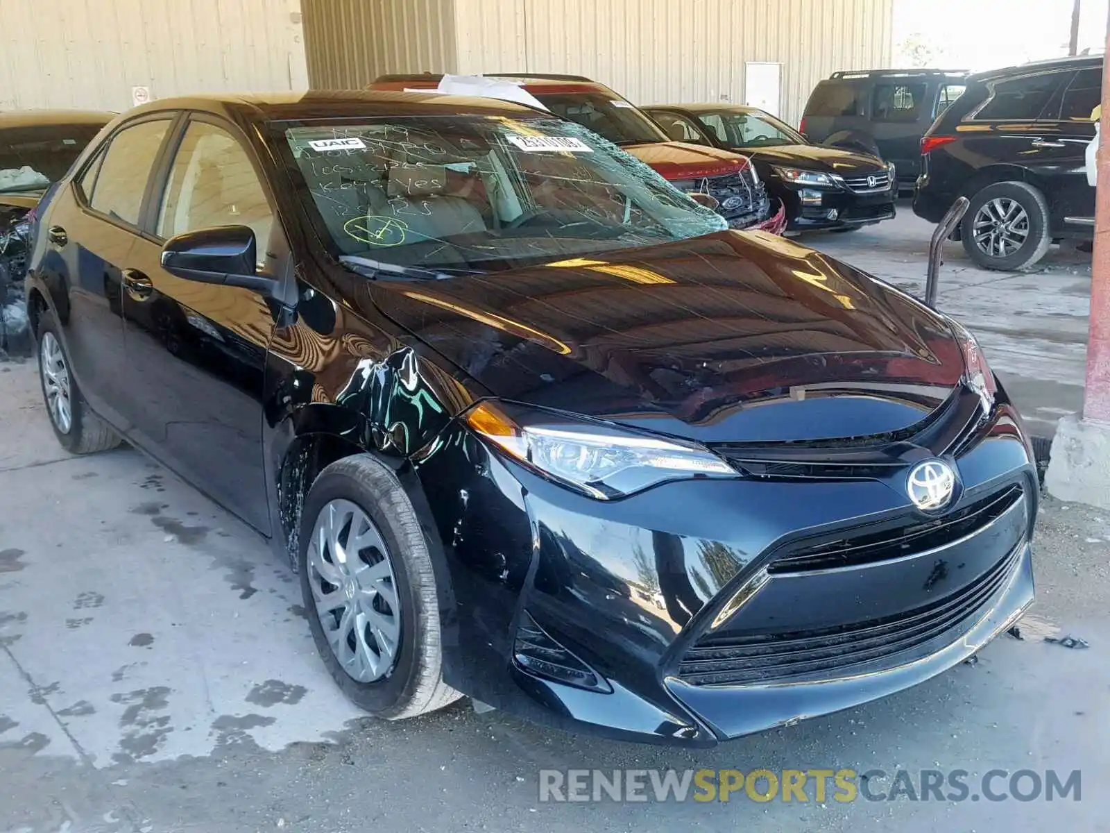 1 Photograph of a damaged car 2T1BURHE2KC208553 TOYOTA COROLLA 2019