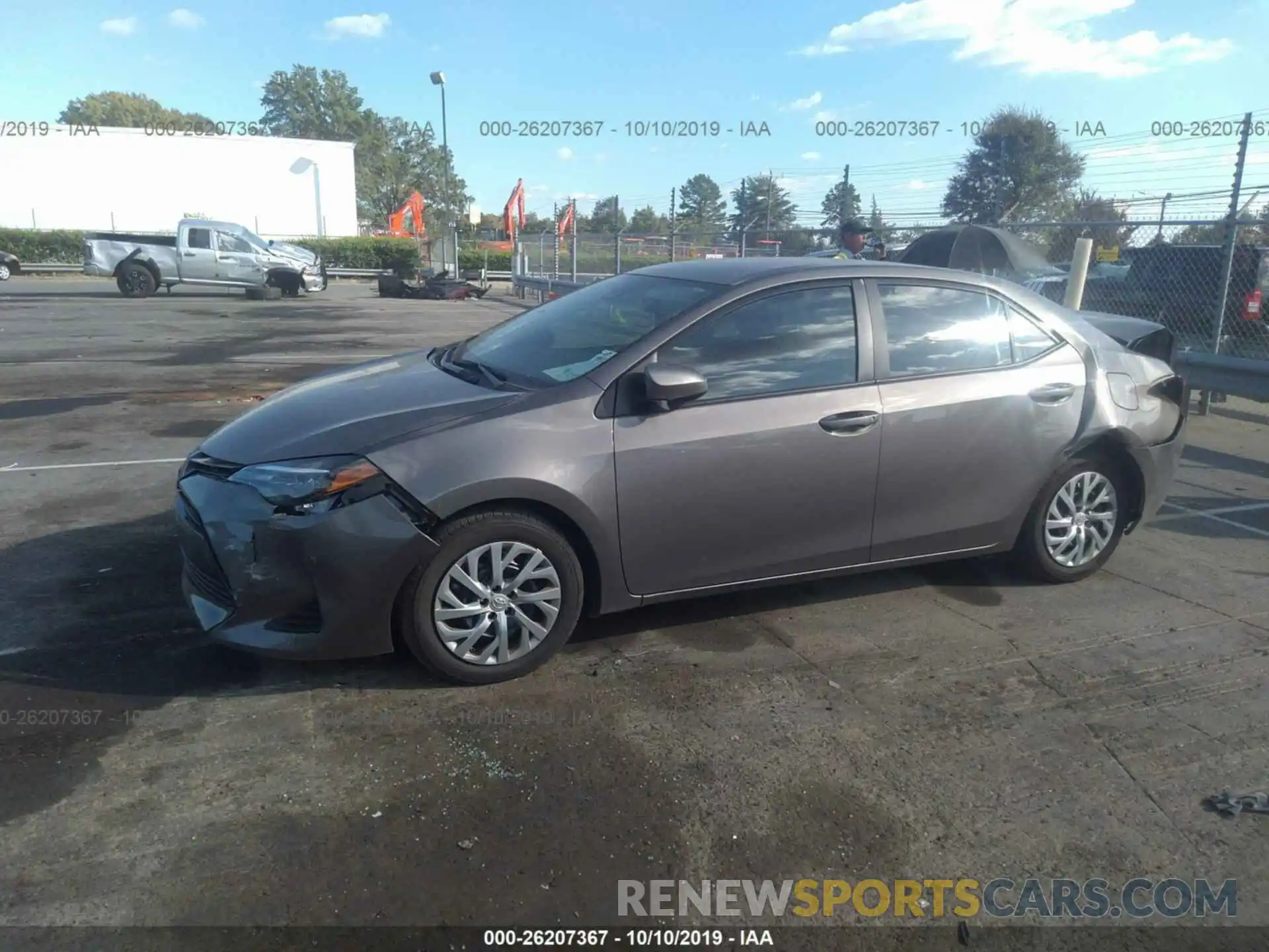 2 Photograph of a damaged car 2T1BURHE2KC208603 TOYOTA COROLLA 2019