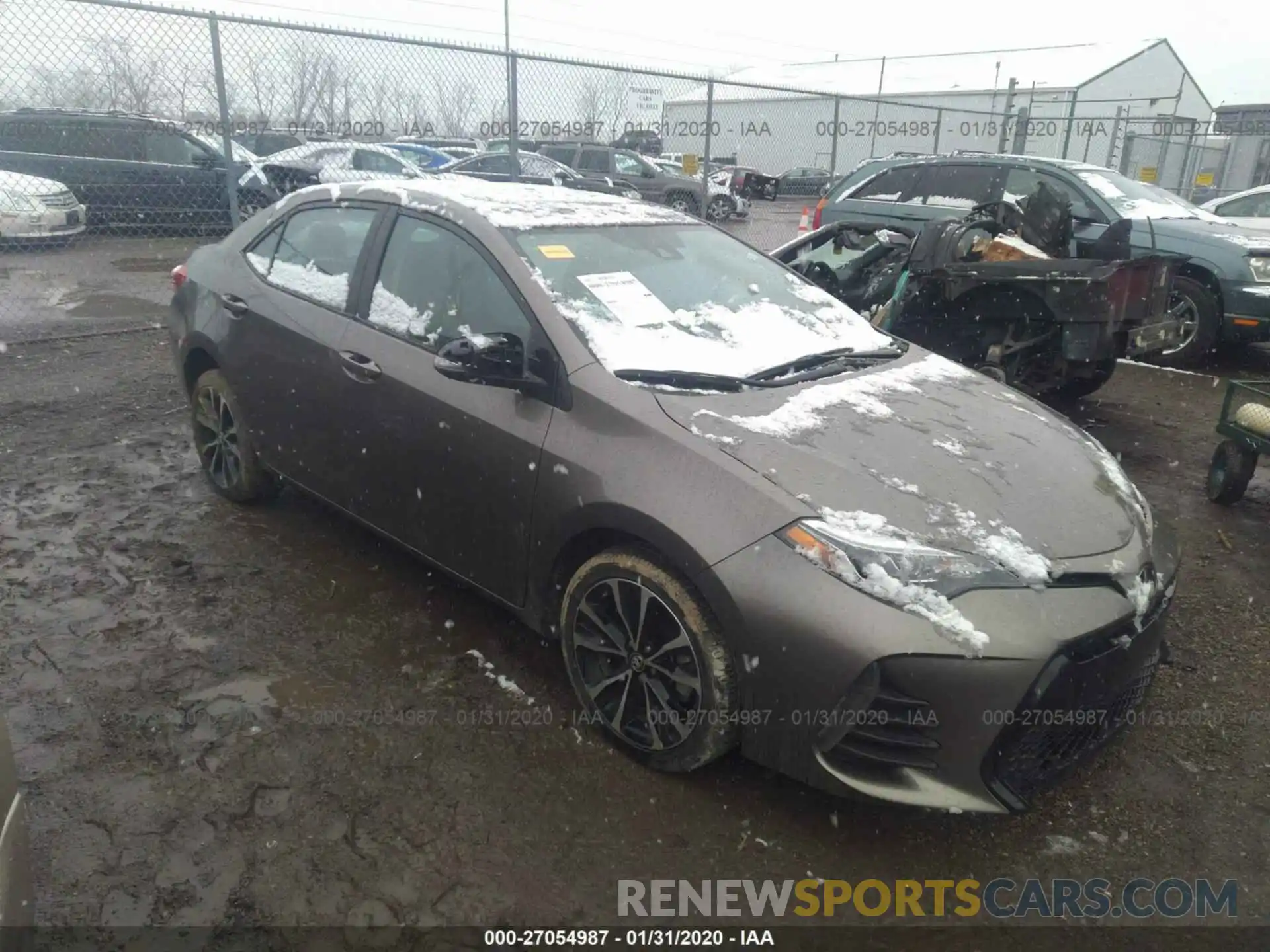 1 Photograph of a damaged car 2T1BURHE2KC209623 TOYOTA COROLLA 2019