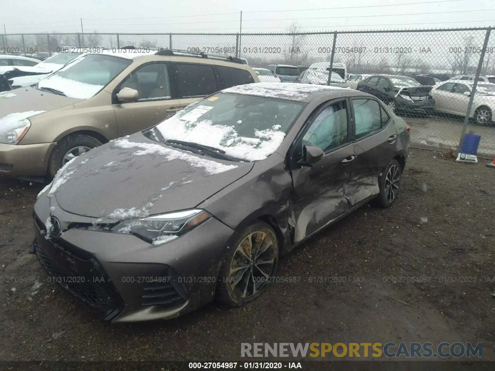 2 Photograph of a damaged car 2T1BURHE2KC209623 TOYOTA COROLLA 2019