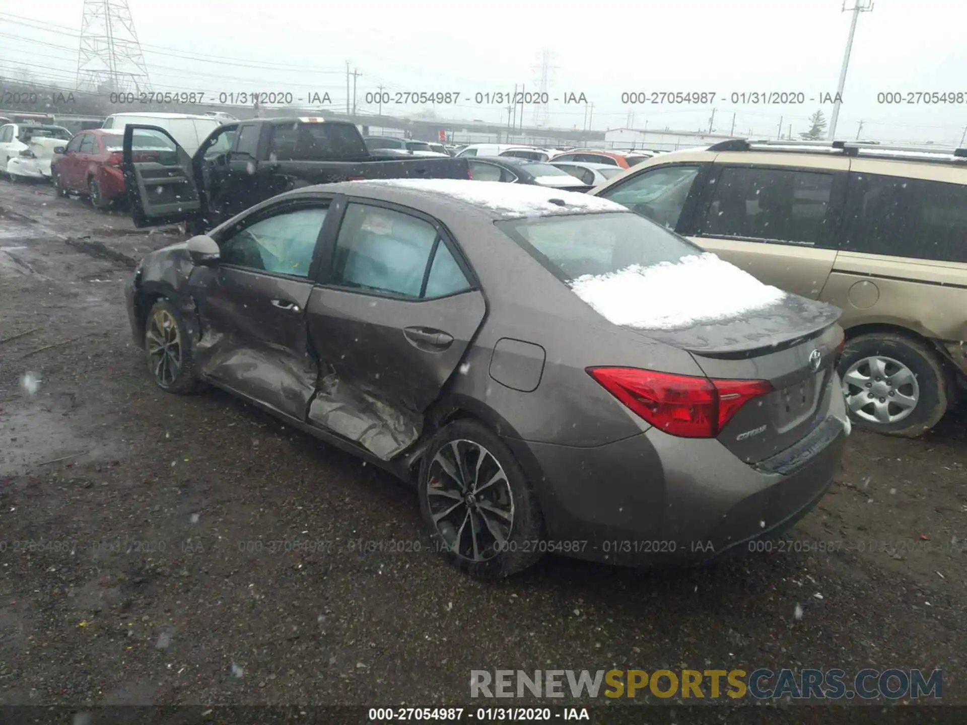 3 Photograph of a damaged car 2T1BURHE2KC209623 TOYOTA COROLLA 2019