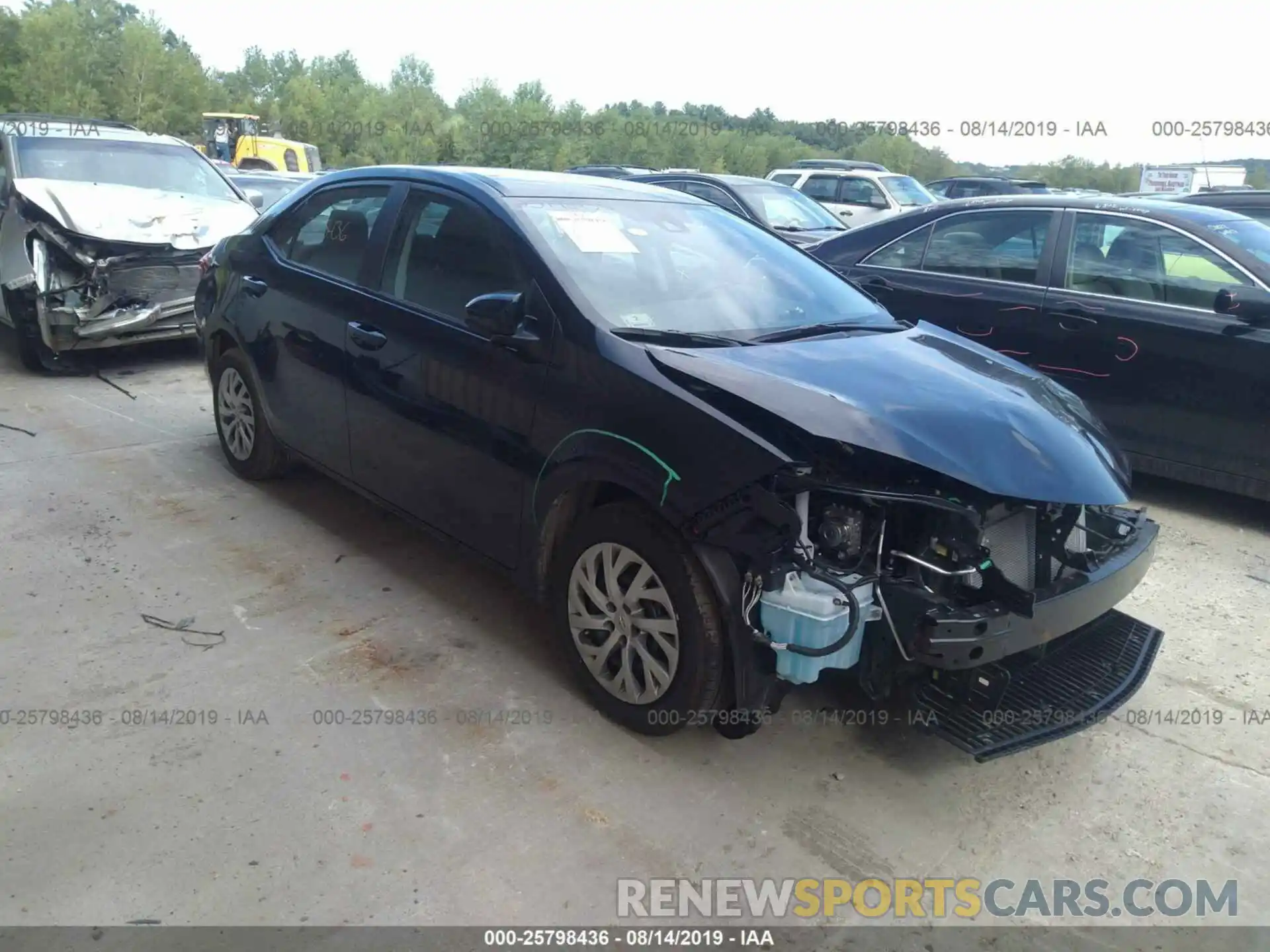 1 Photograph of a damaged car 2T1BURHE2KC209637 TOYOTA COROLLA 2019