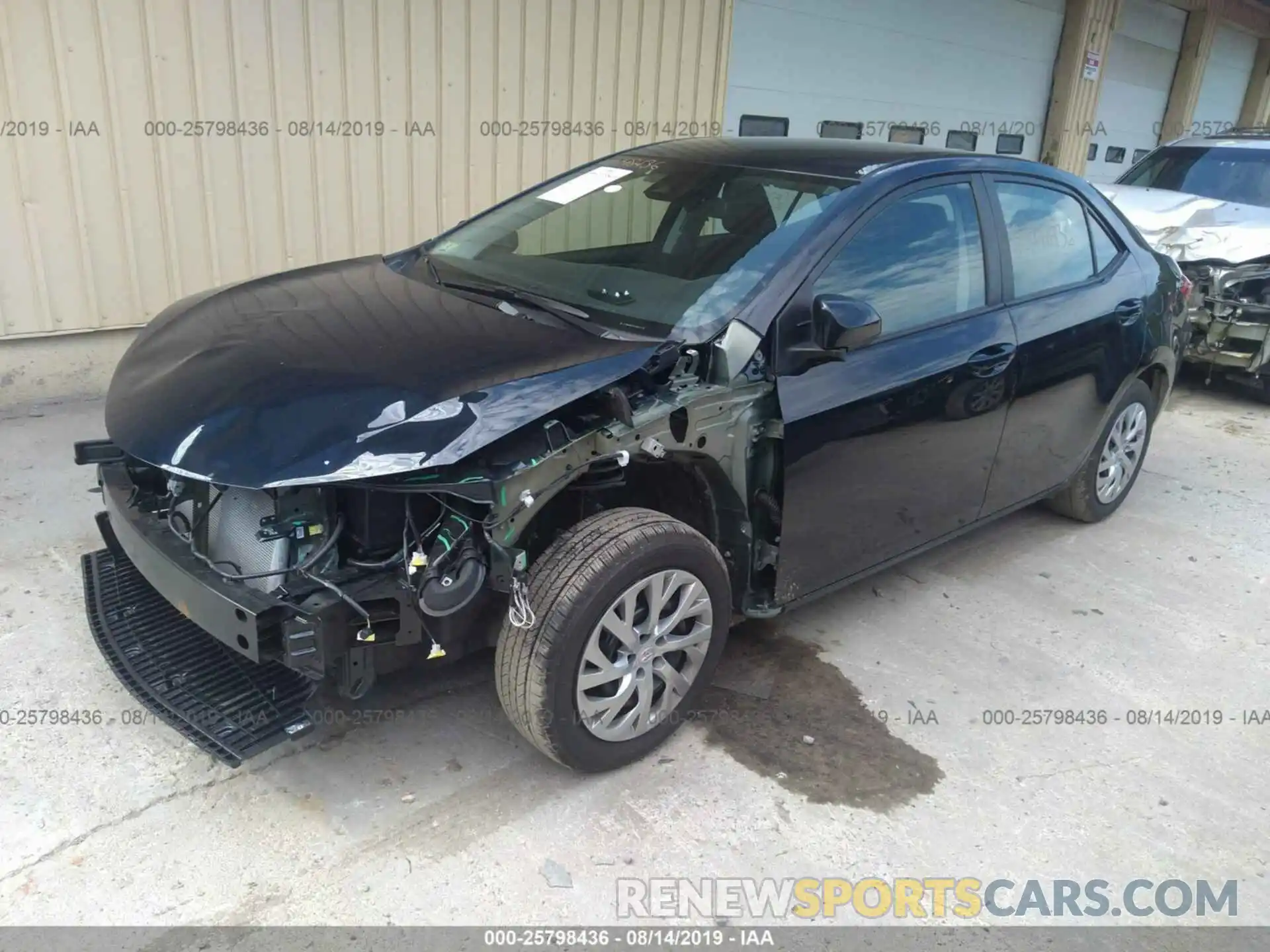 2 Photograph of a damaged car 2T1BURHE2KC209637 TOYOTA COROLLA 2019