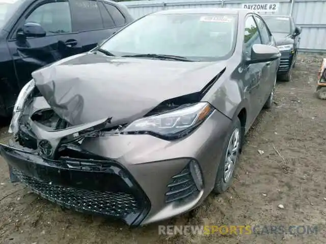 2 Photograph of a damaged car 2T1BURHE2KC209735 TOYOTA COROLLA 2019