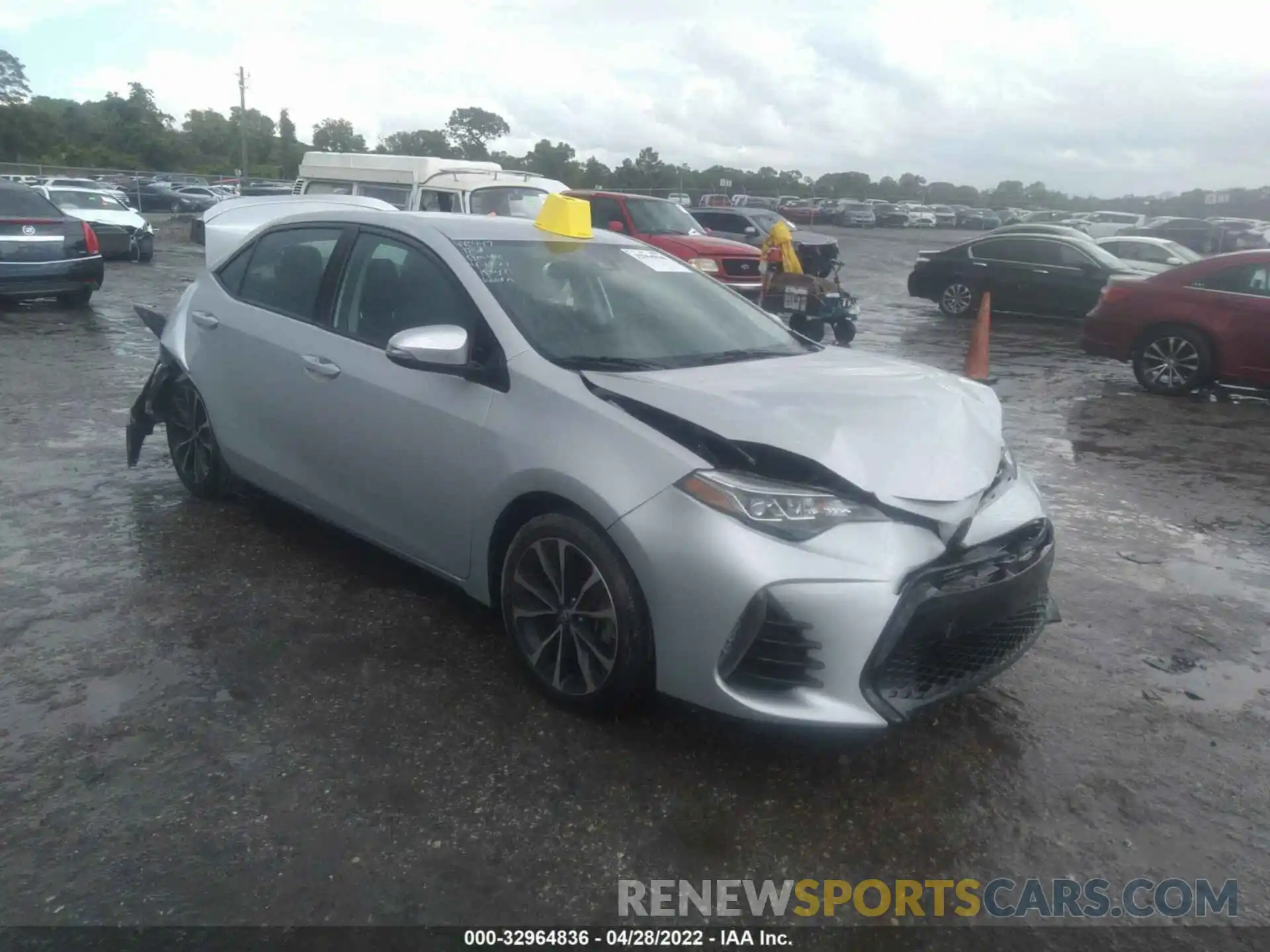 1 Photograph of a damaged car 2T1BURHE2KC209993 TOYOTA COROLLA 2019