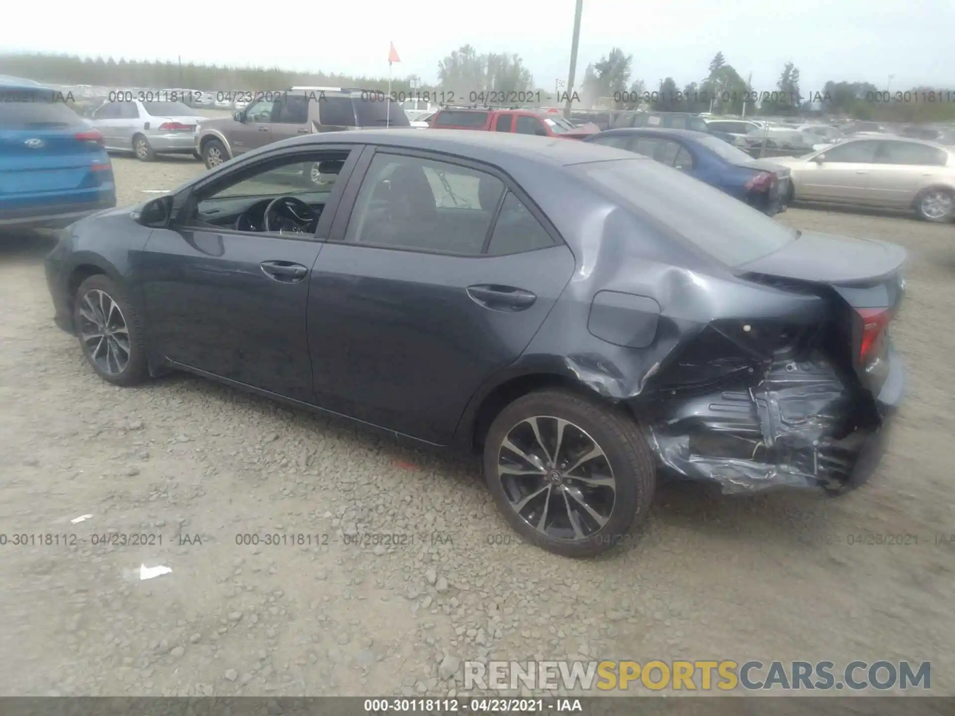 3 Photograph of a damaged car 2T1BURHE2KC210433 TOYOTA COROLLA 2019