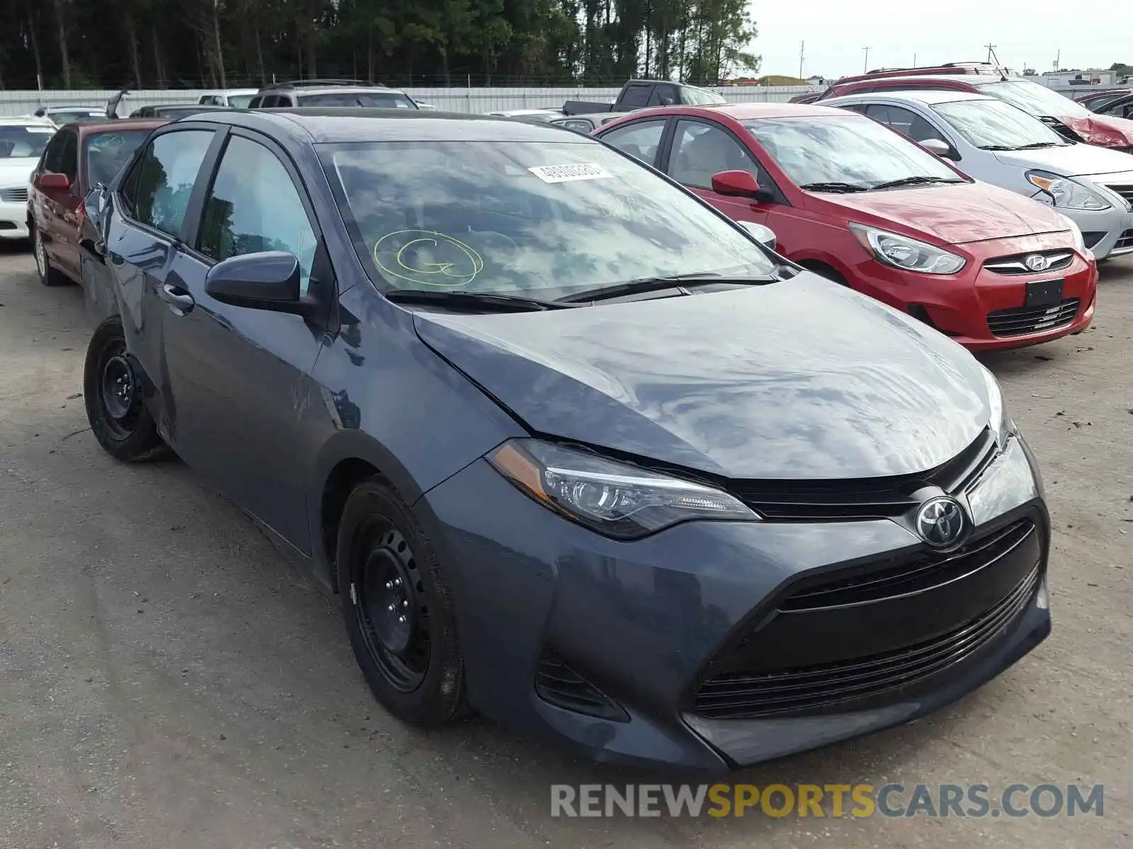 1 Photograph of a damaged car 2T1BURHE2KC210691 TOYOTA COROLLA 2019