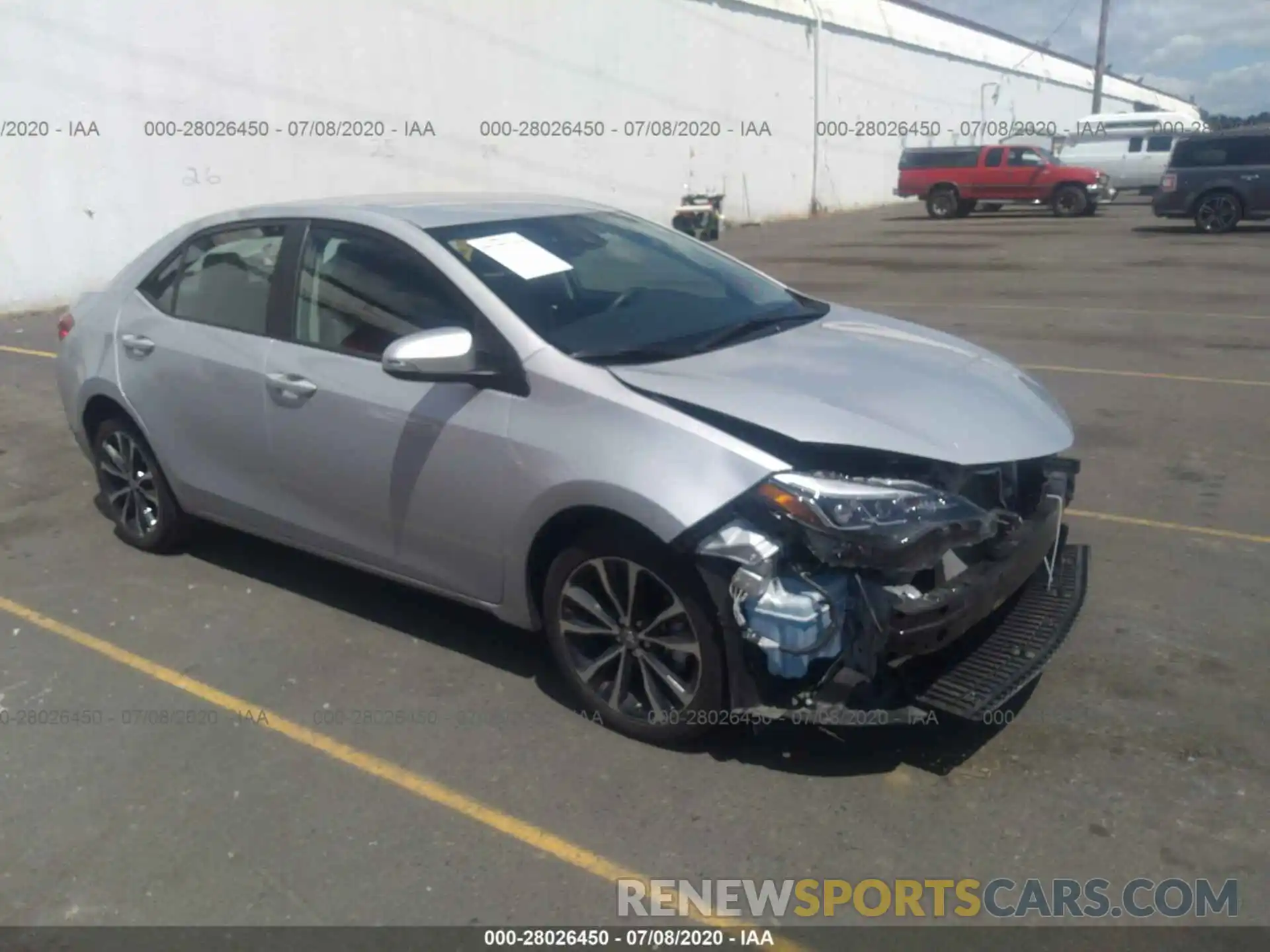 1 Photograph of a damaged car 2T1BURHE2KC210769 TOYOTA COROLLA 2019