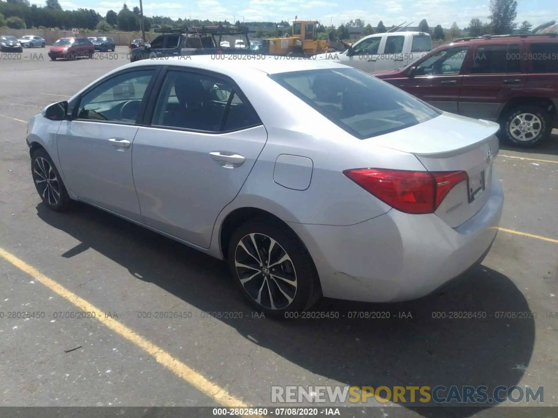 3 Photograph of a damaged car 2T1BURHE2KC210769 TOYOTA COROLLA 2019