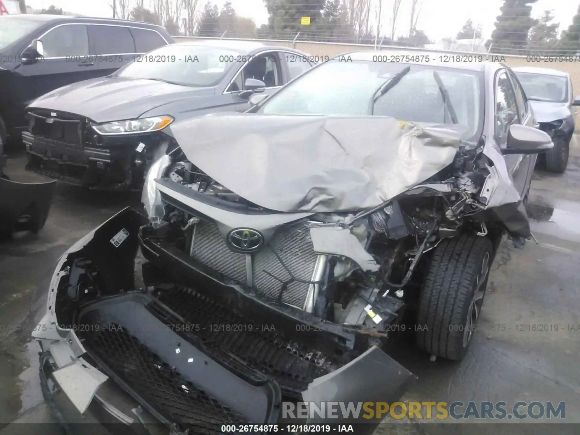 2 Photograph of a damaged car 2T1BURHE2KC210934 TOYOTA COROLLA 2019