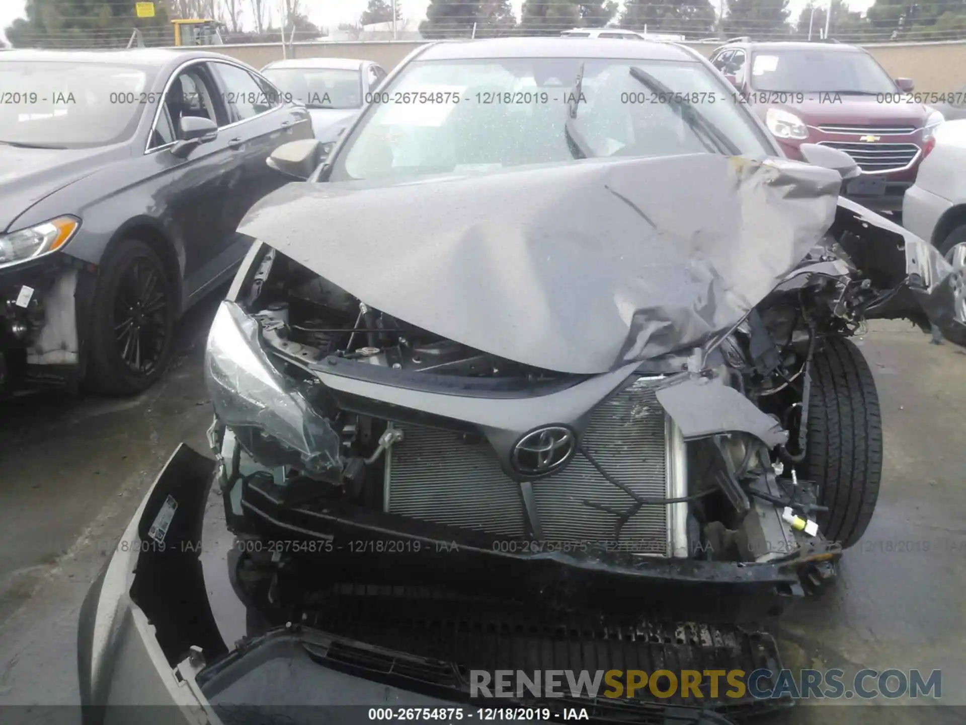 6 Photograph of a damaged car 2T1BURHE2KC210934 TOYOTA COROLLA 2019