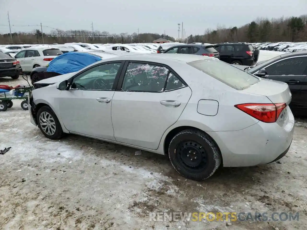 2 Photograph of a damaged car 2T1BURHE2KC211081 TOYOTA COROLLA 2019