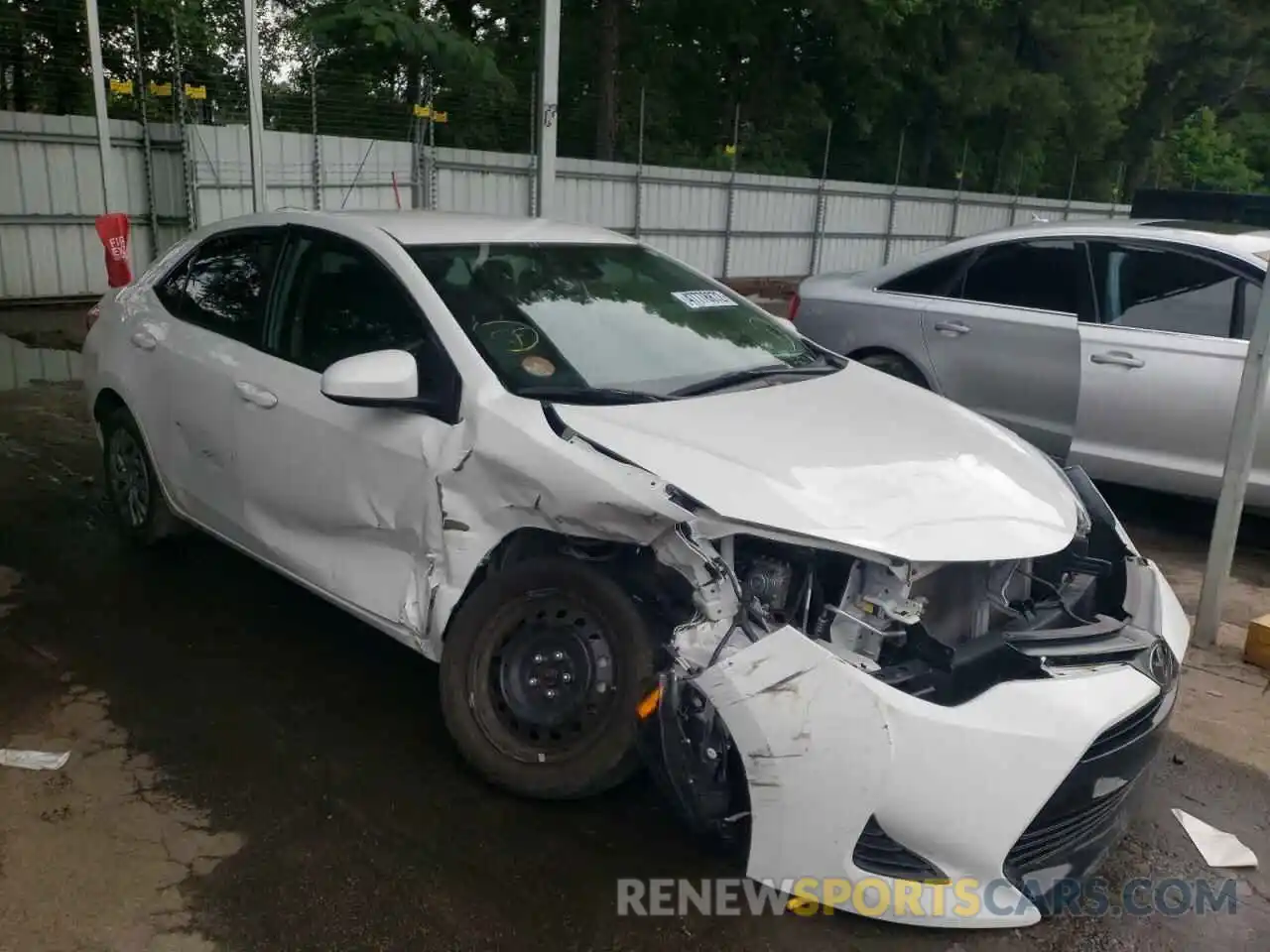 1 Photograph of a damaged car 2T1BURHE2KC211470 TOYOTA COROLLA 2019